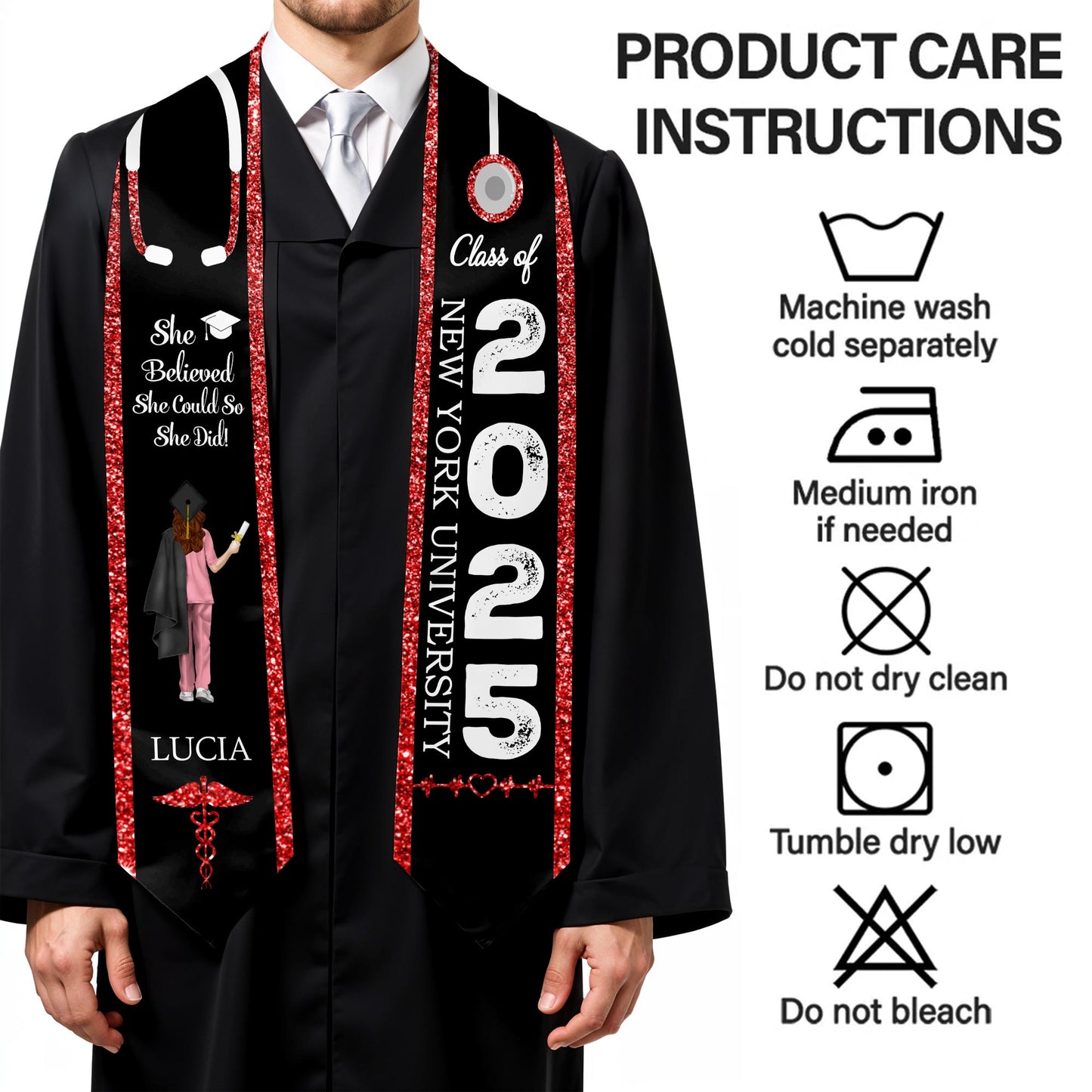 She Believed She Could So She Did, Graduation Cap And Diploma