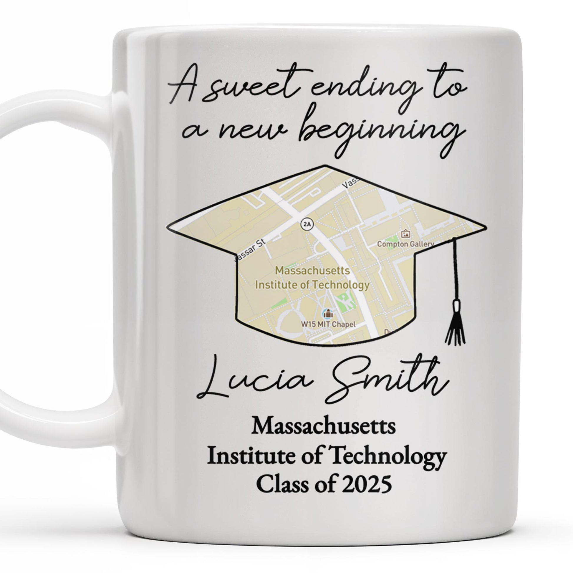 A Sweet Ending To A New Beginning, Graduation Cap And Diploma