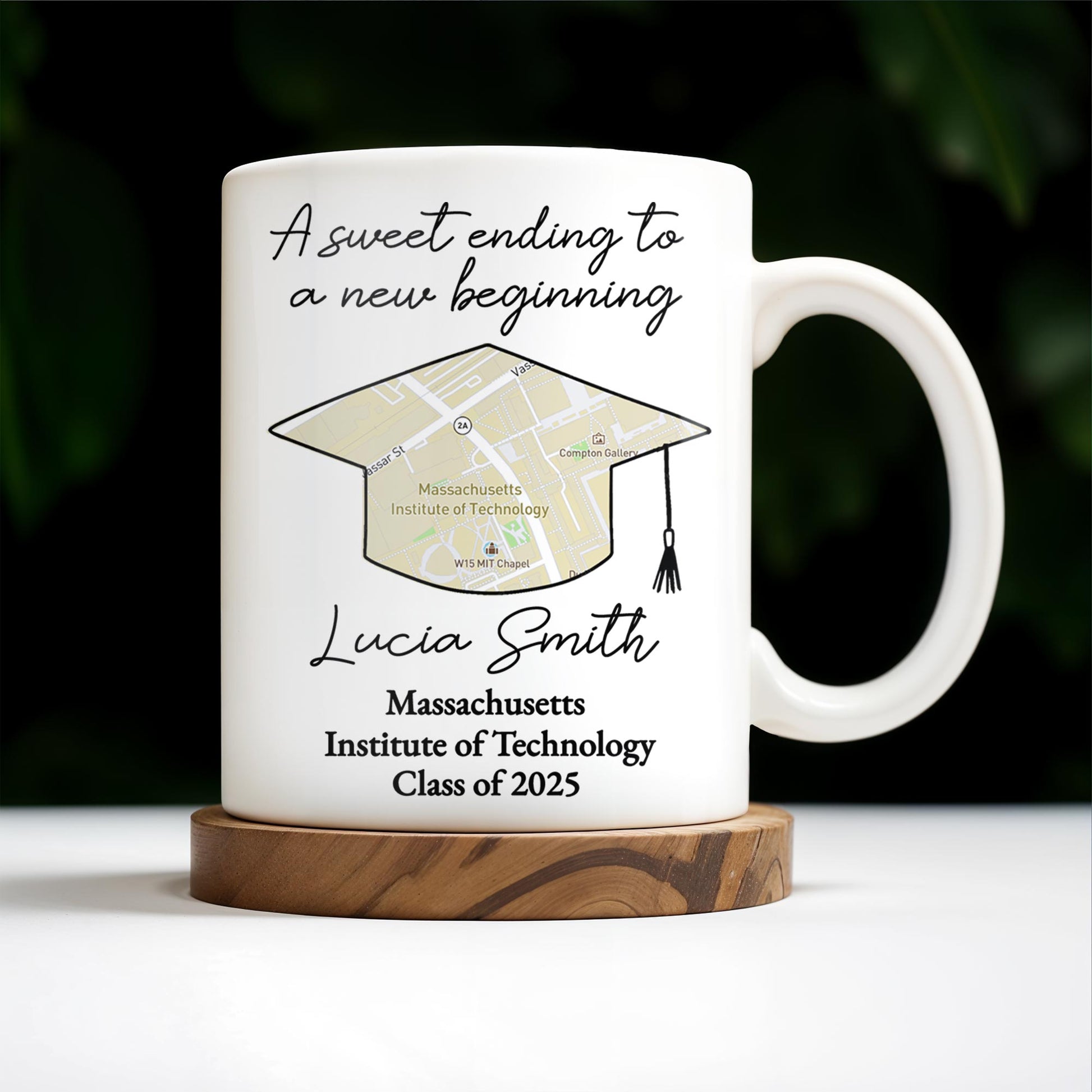 A Sweet Ending To A New Beginning, Graduation Cap And Diploma