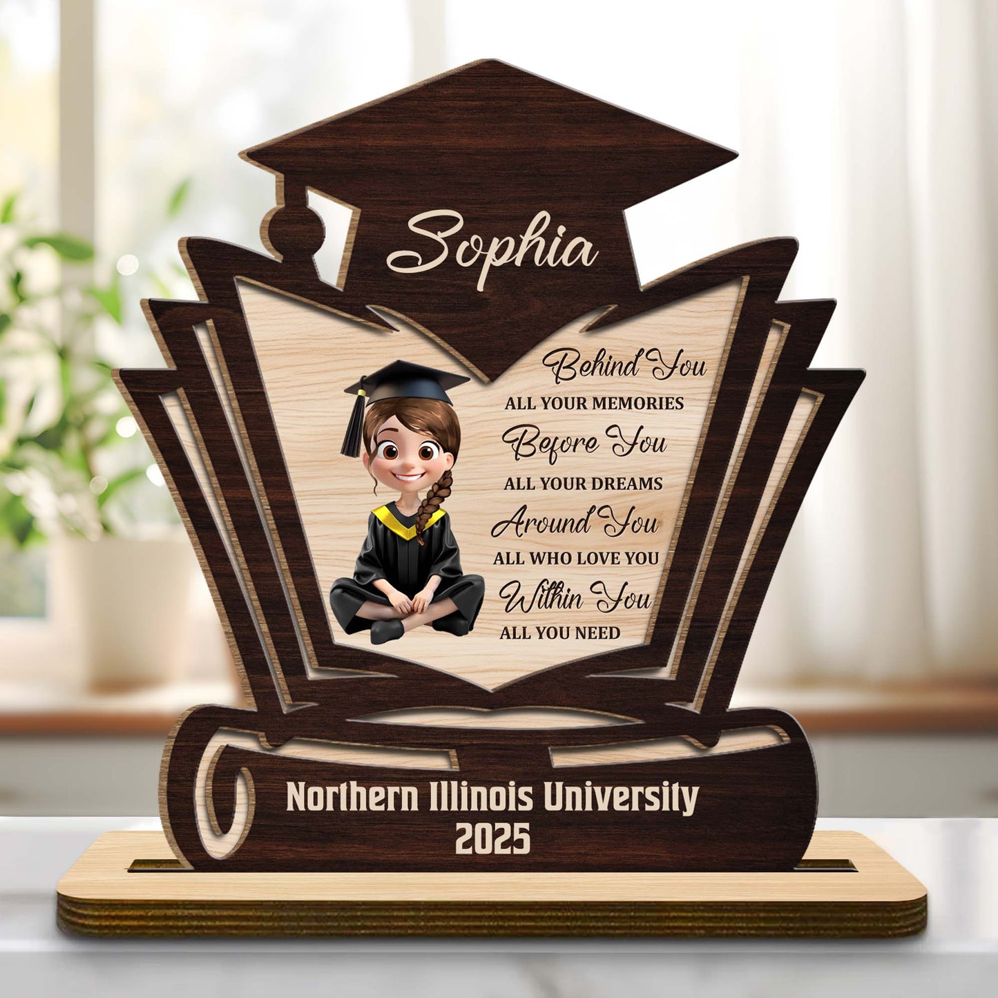 Behind You All Your Memories, Graduate And Graduation Cap