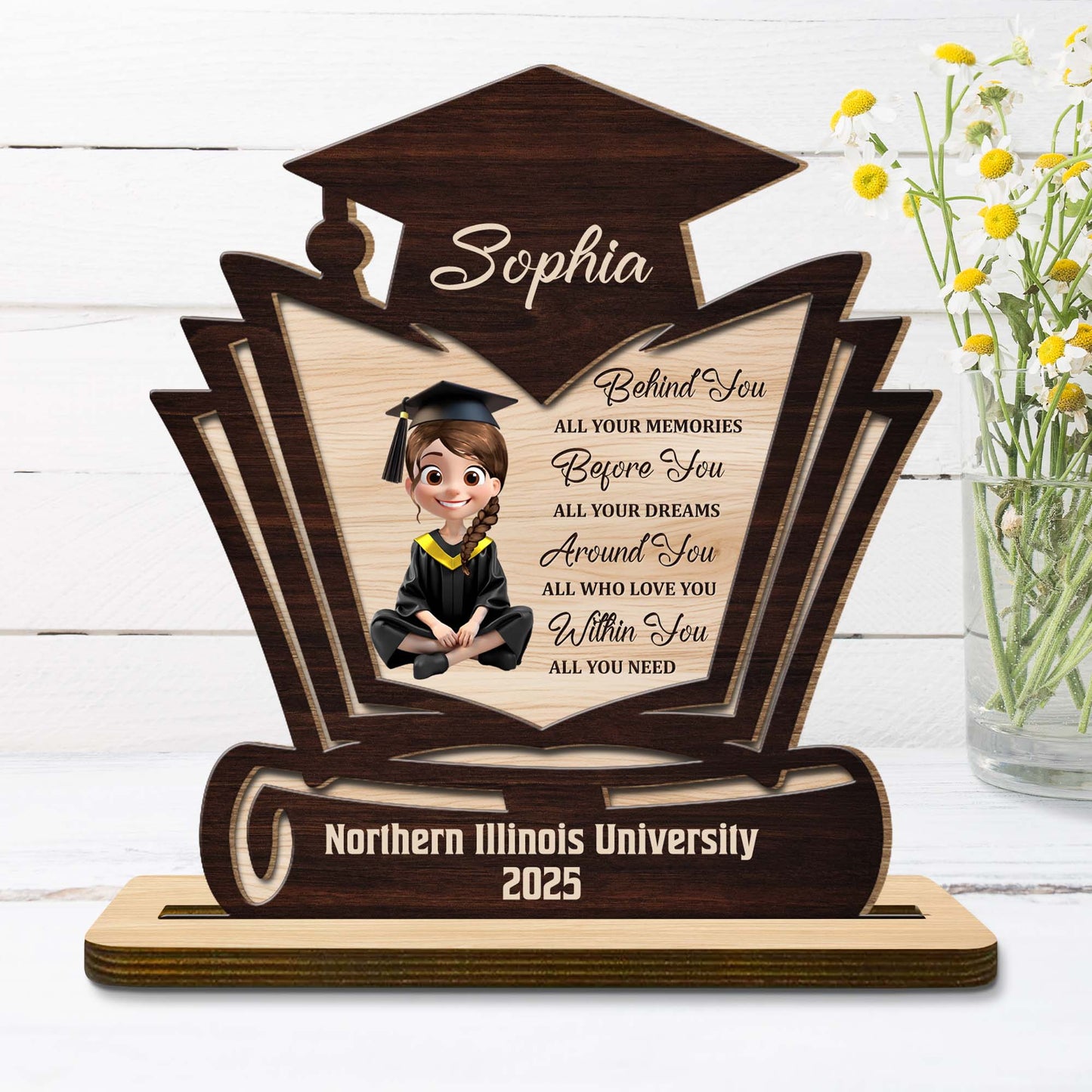Behind You All Your Memories, Graduate And Graduation Cap