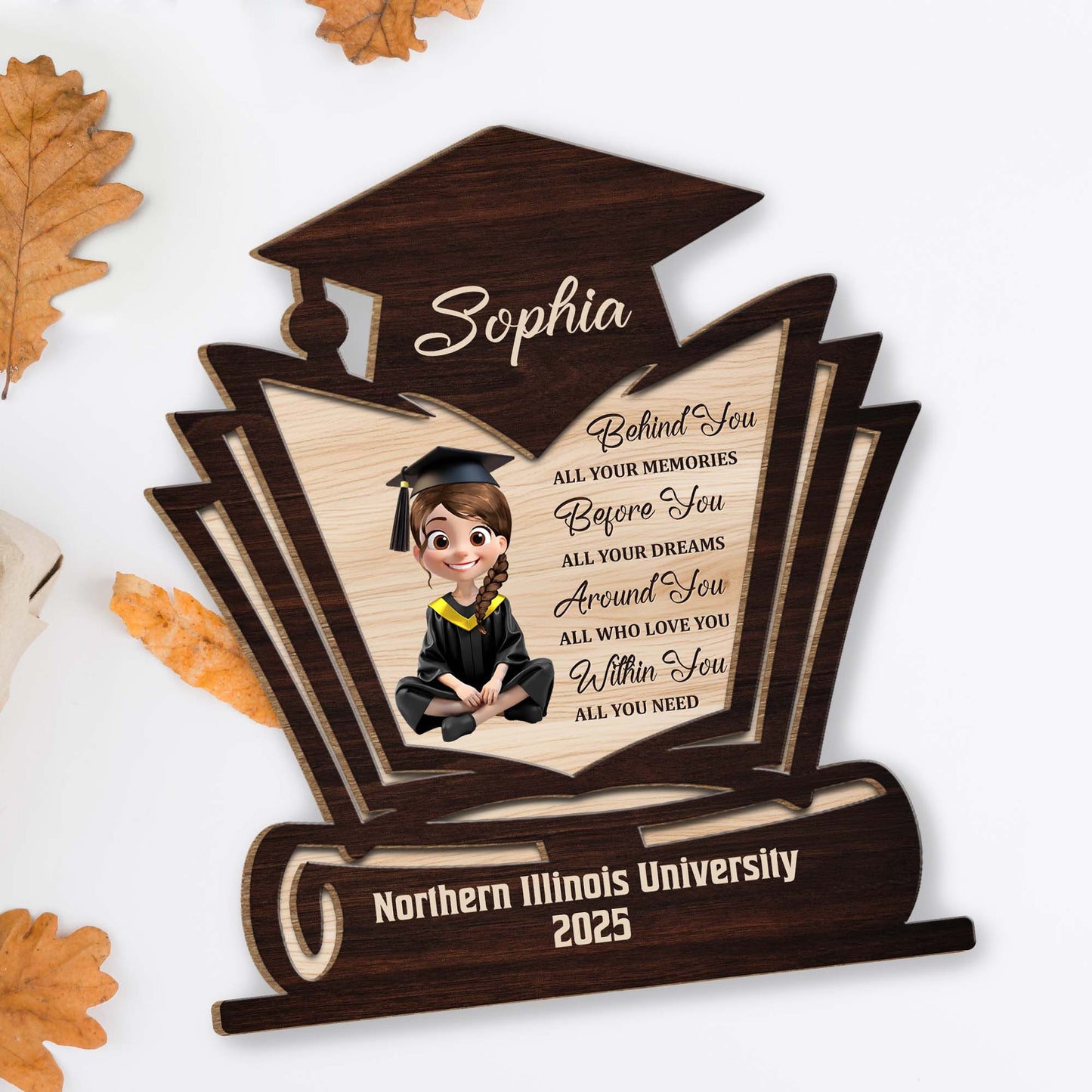 Behind You All Your Memories, Graduate And Graduation Cap