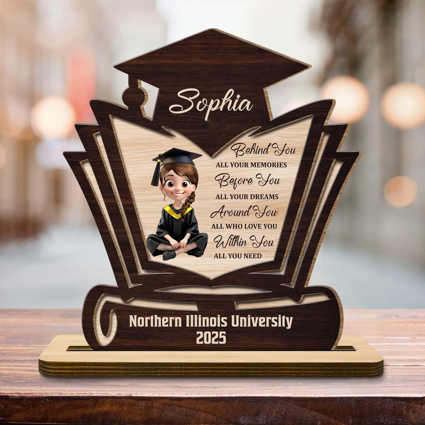 Behind You All Your Memories, Graduate And Graduation Cap