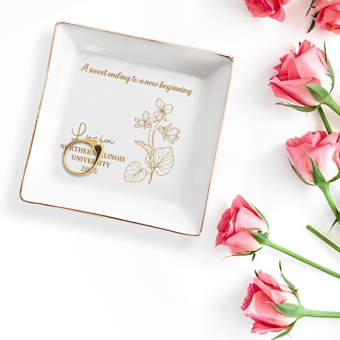 A Sweet Ending To A New Beginning, Flowers