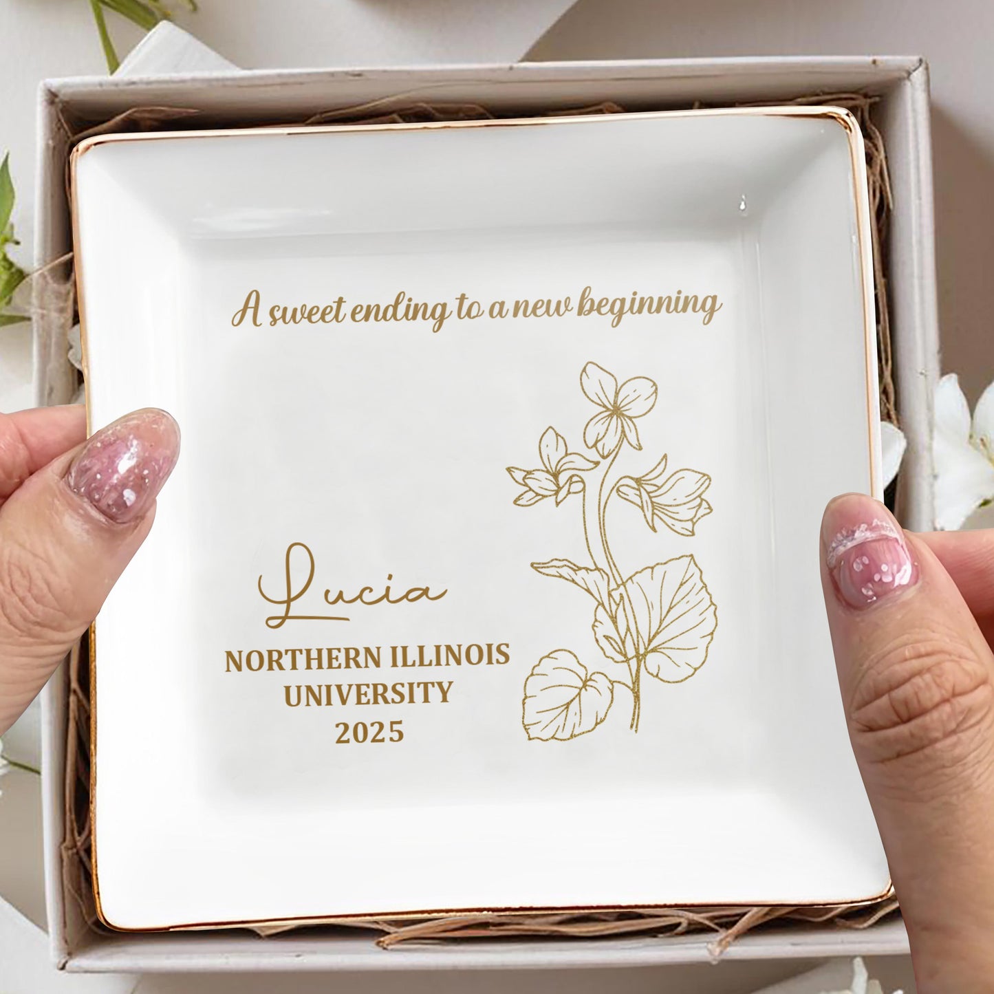 A Sweet Ending To A New Beginning, Flowers