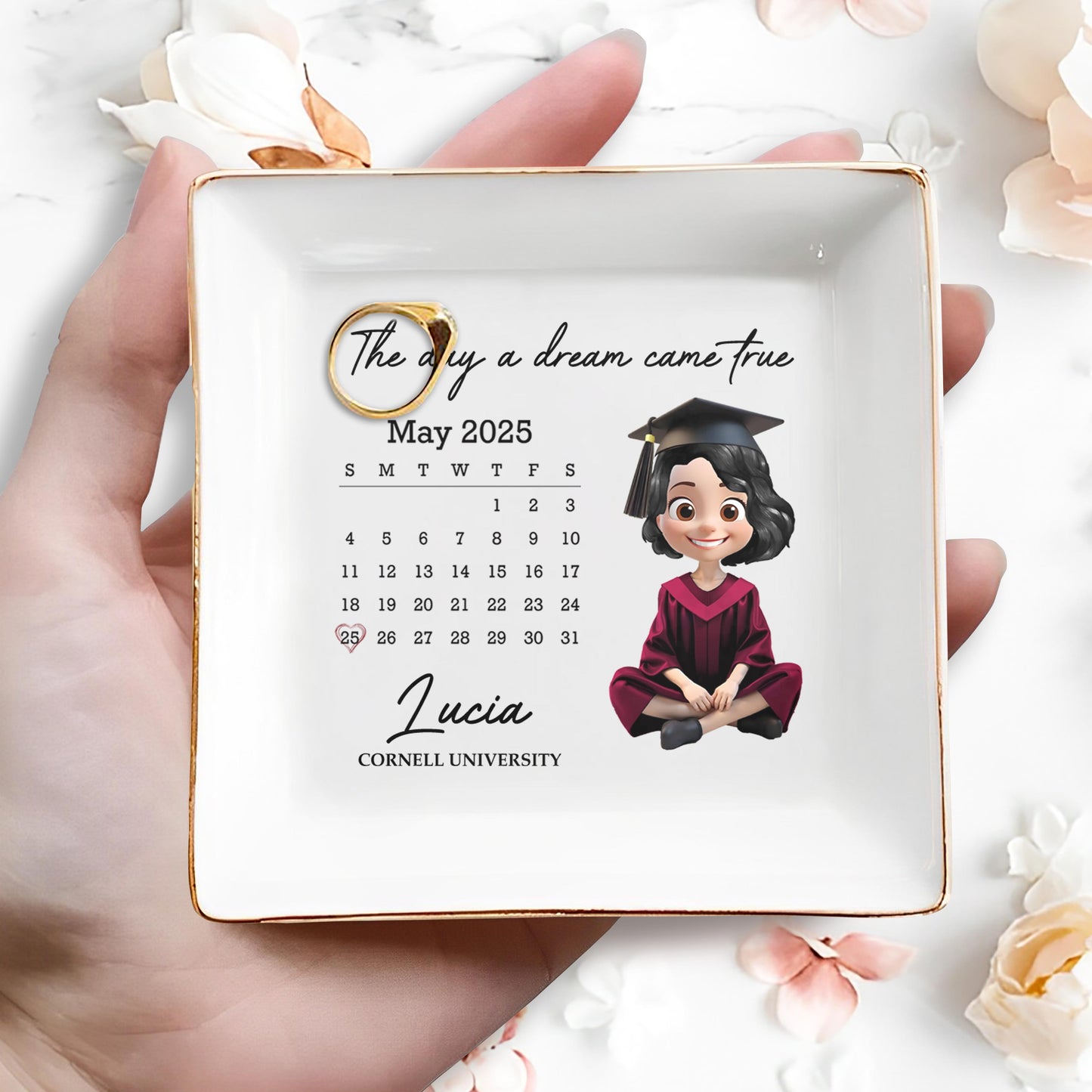 The Day A Dream Came True, Graduation Cap And Calendar