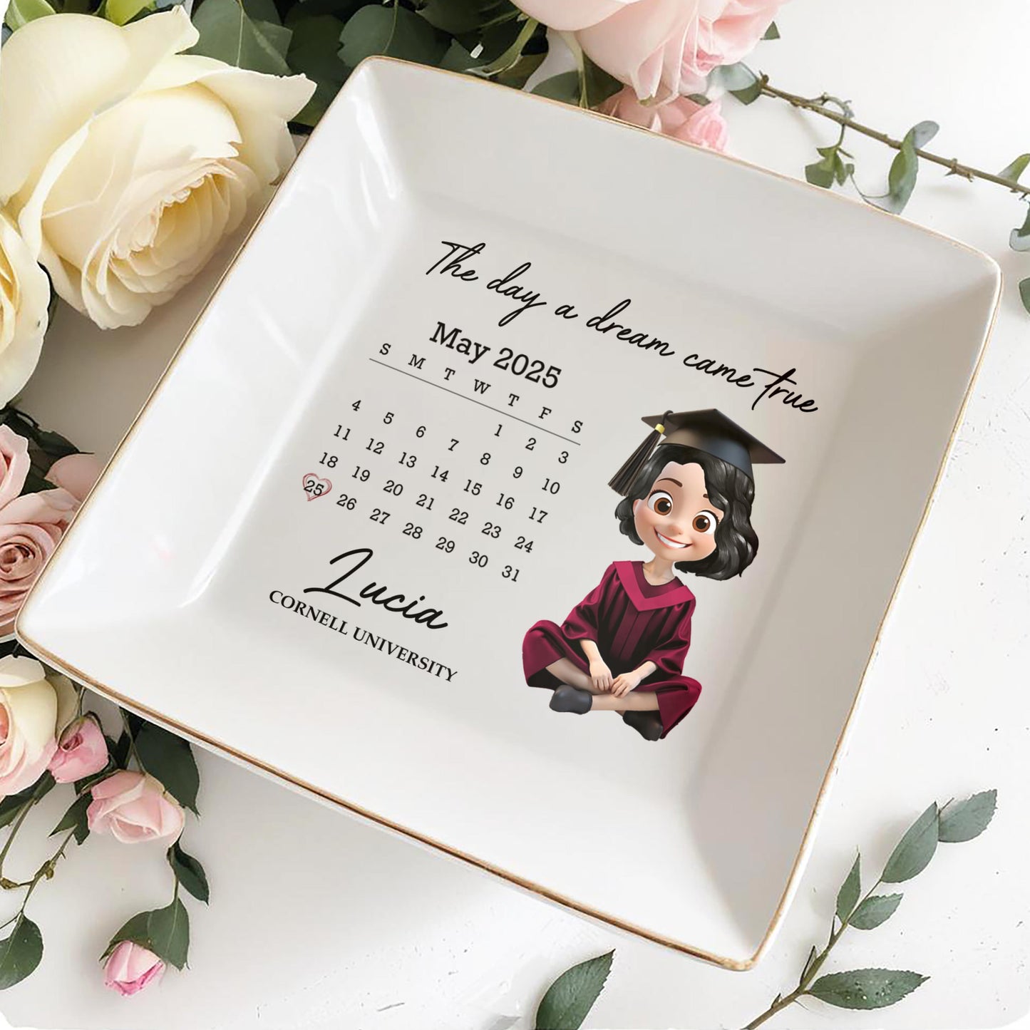 The Day A Dream Came True, Graduation Cap And Calendar