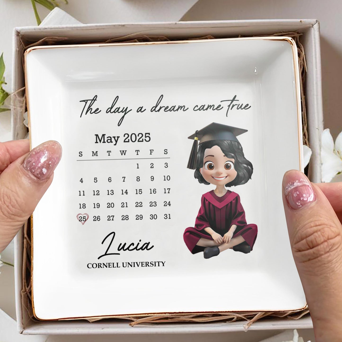 The Day A Dream Came True, Graduation Cap And Calendar