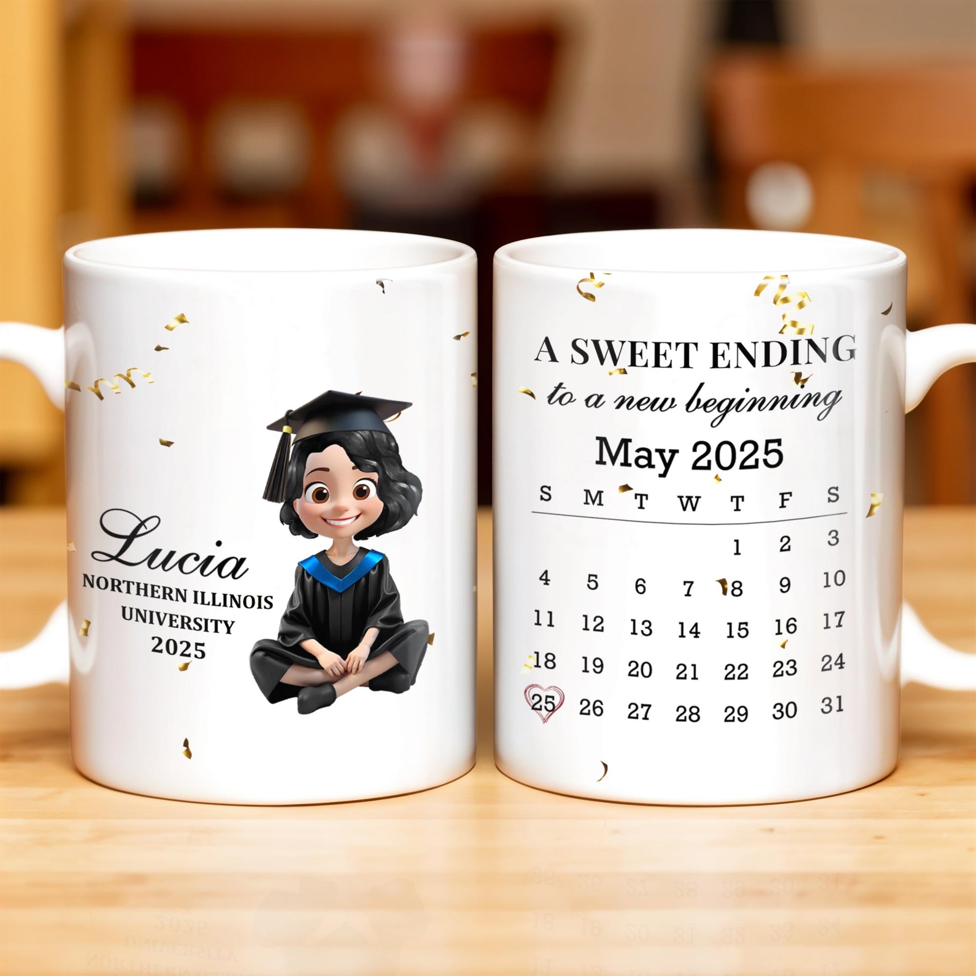 A Sweet Ending To A New Beginning, Graduate And Calendar