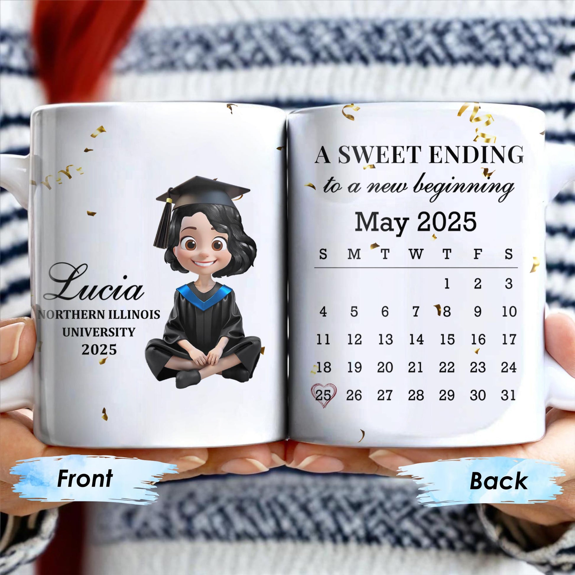 A Sweet Ending To A New Beginning, Graduate And Calendar