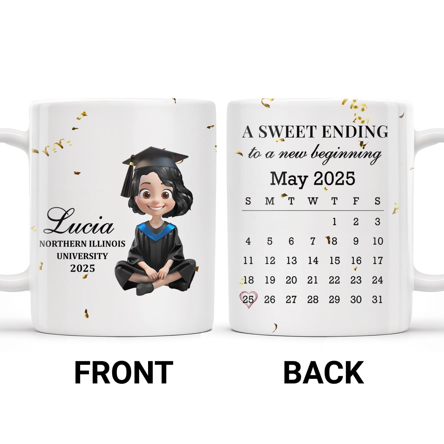 A Sweet Ending To A New Beginning, Graduate And Calendar