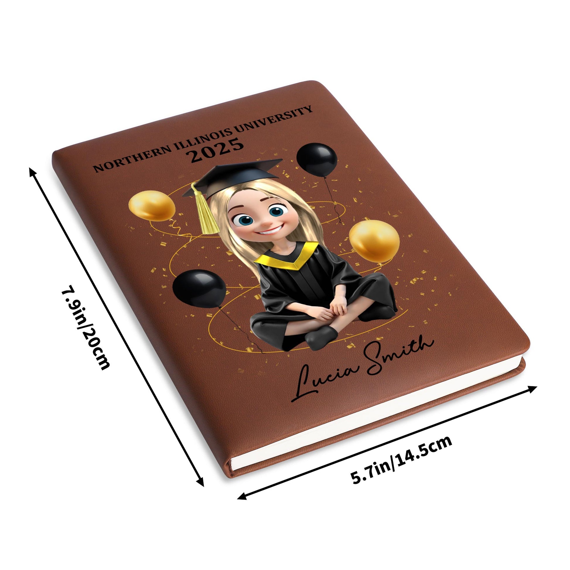 Northern Illinois University 2025, Graduation Cap and Balloons