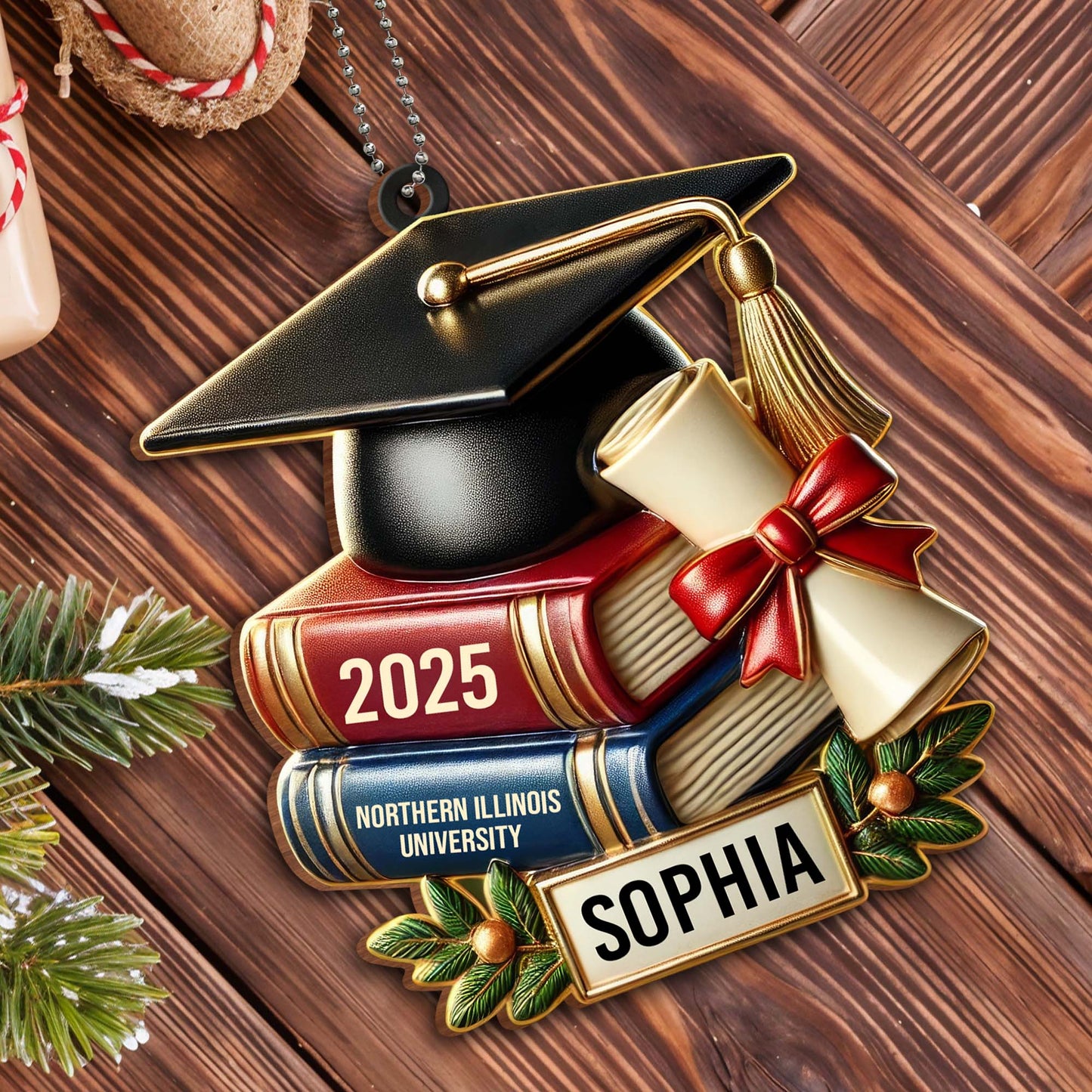 Celebrate Your Achievement, Graduation Cap and Books