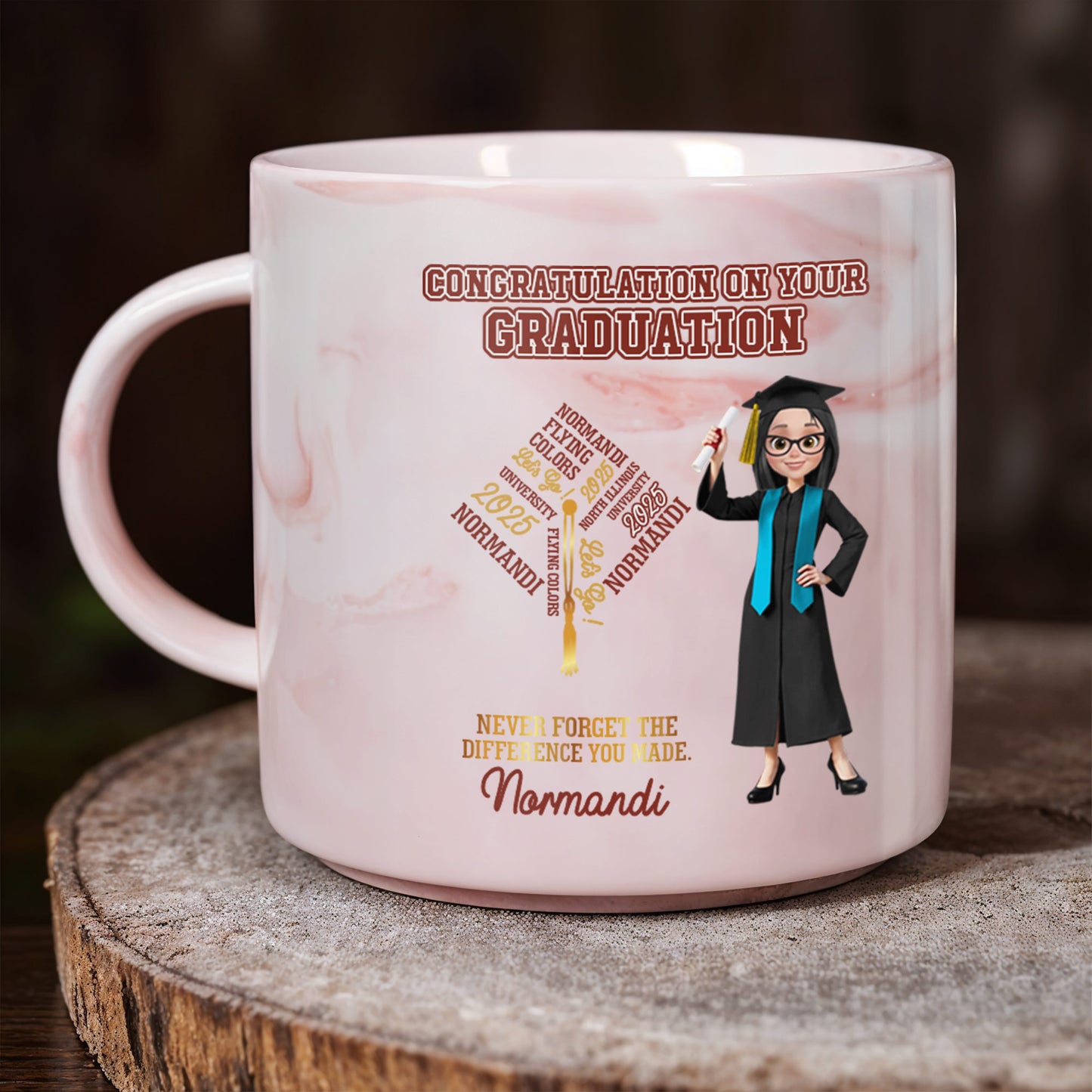 Congratulations On Your Graduation, Graduation Cap And Diploma