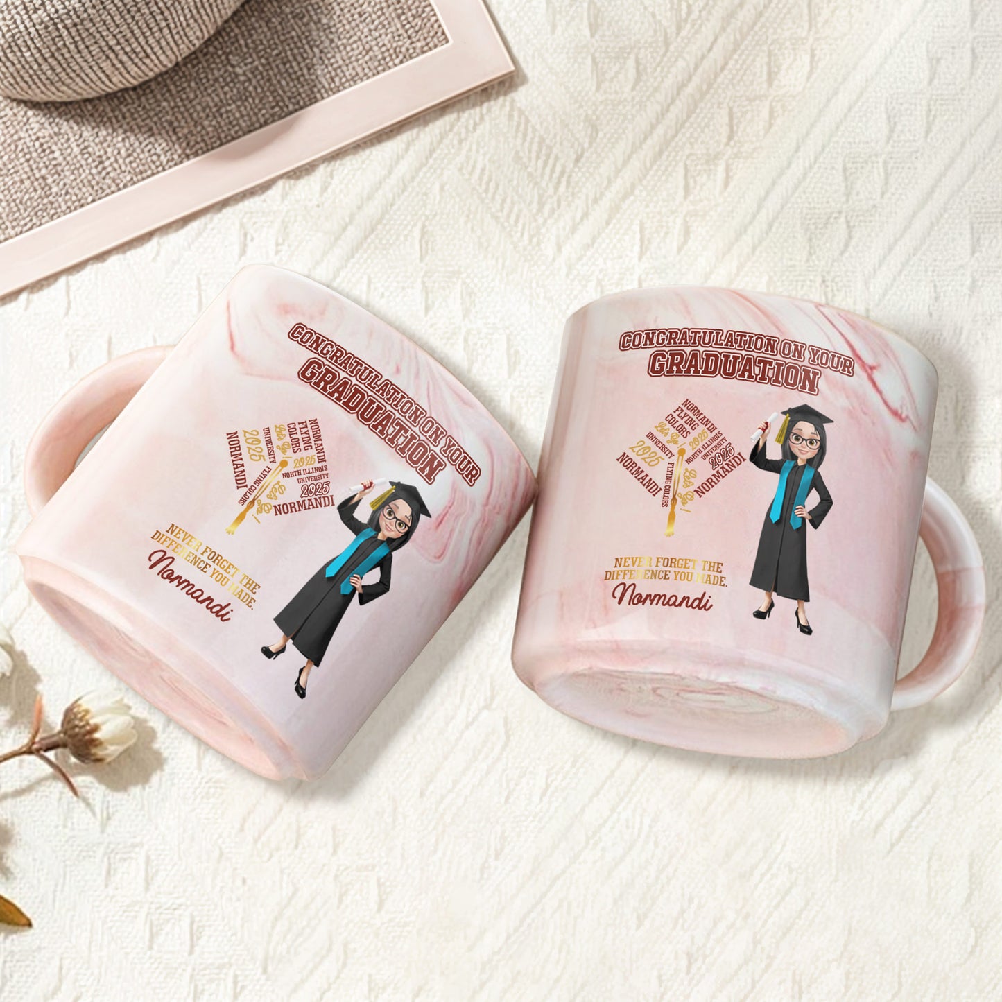 Congratulations On Your Graduation, Graduation Cap And Diploma