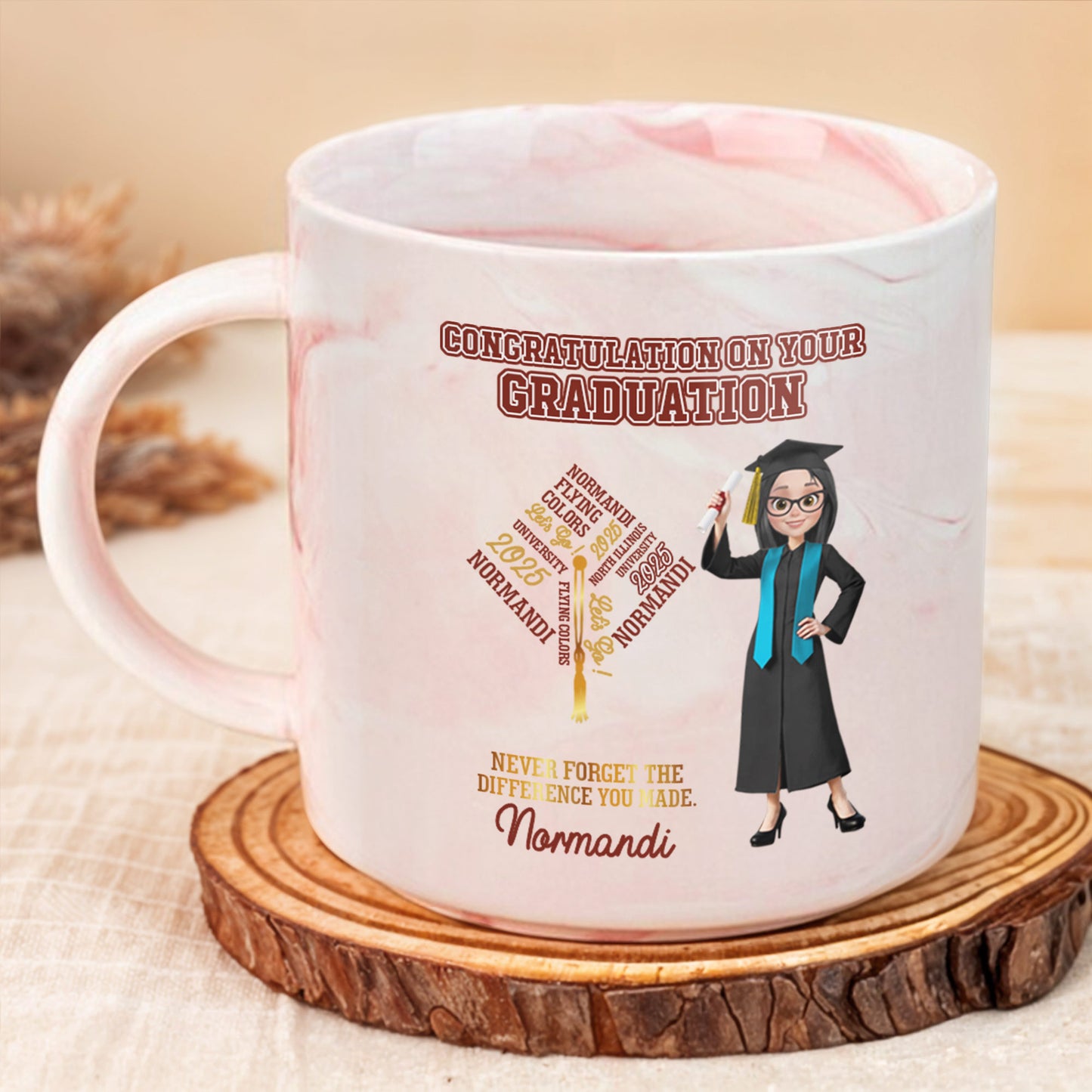 Congratulations On Your Graduation, Graduation Cap And Diploma