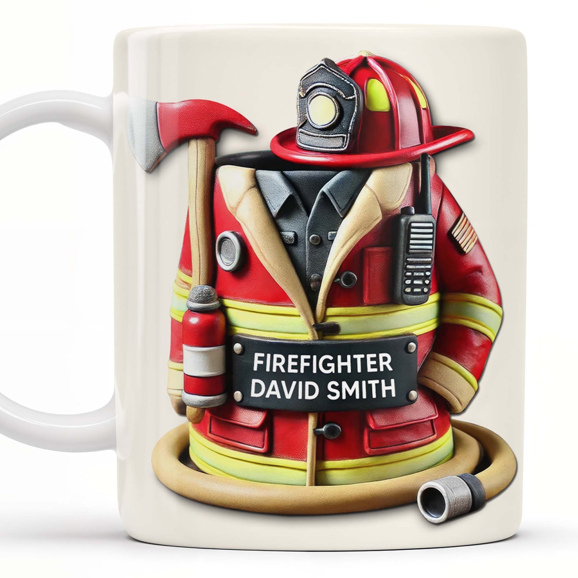 Firefighter David Smith, Gear and Helmet