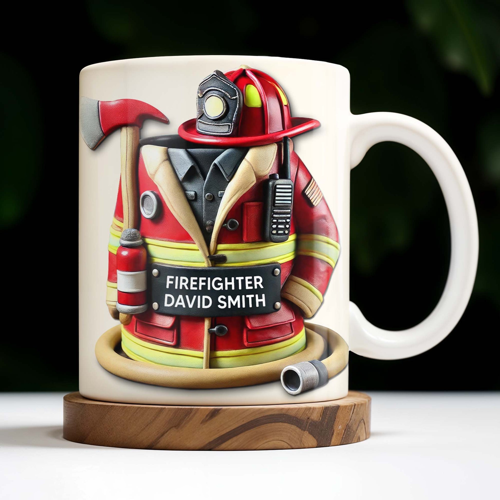 Firefighter David Smith, Gear and Helmet