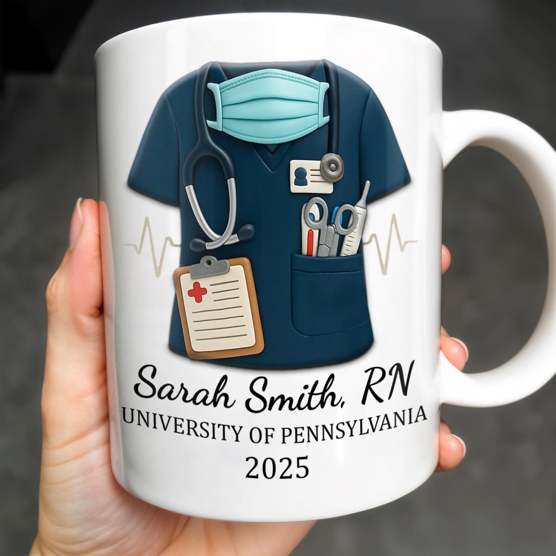 Never Forget The Difference That You Make, Heartbeat And Medical Scrubs