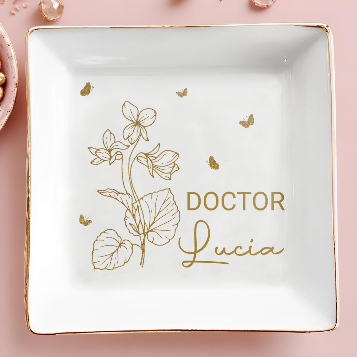 Nurse Lucia, Flowers and Butterflies