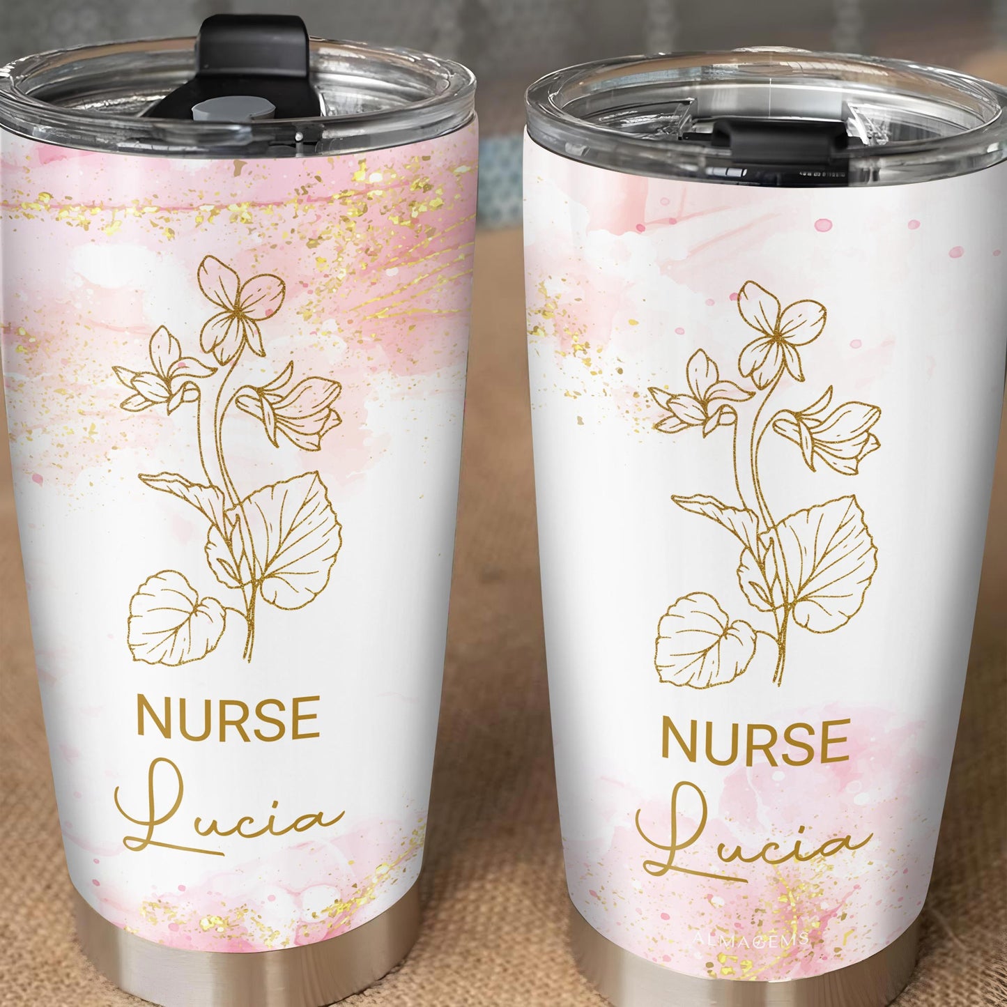 Nurse Appreciation Design With Beautiful Floral Accents