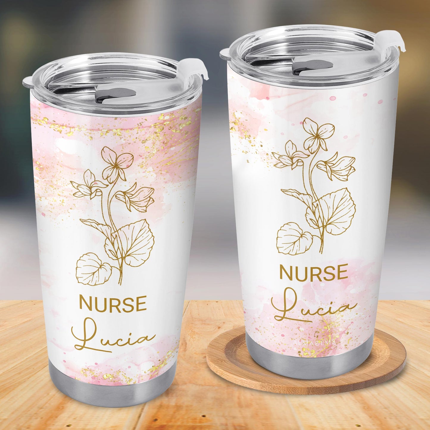 Nurse Appreciation Design With Beautiful Floral Accents