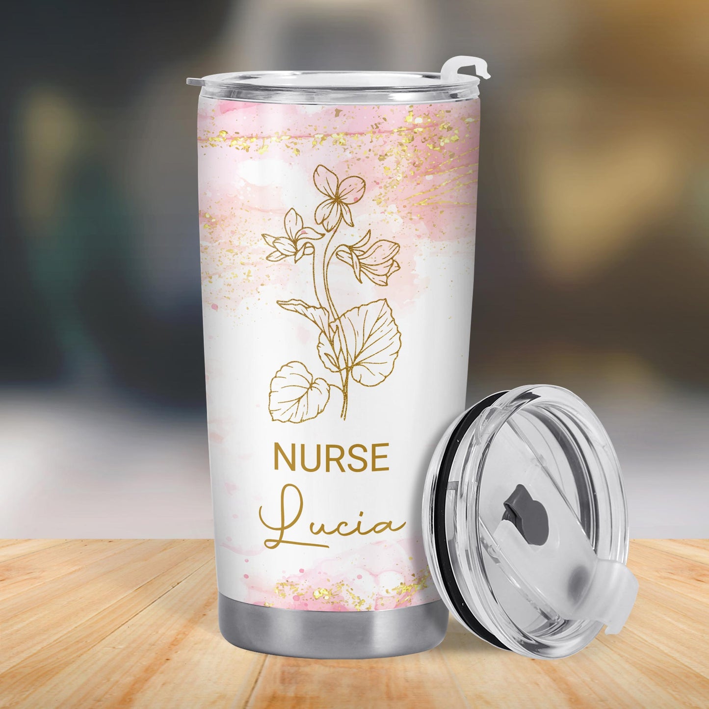 Nurse Appreciation Design With Beautiful Floral Accents