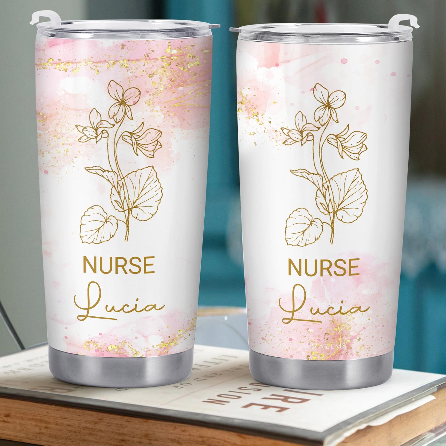 Nurse Appreciation Design With Beautiful Floral Accents