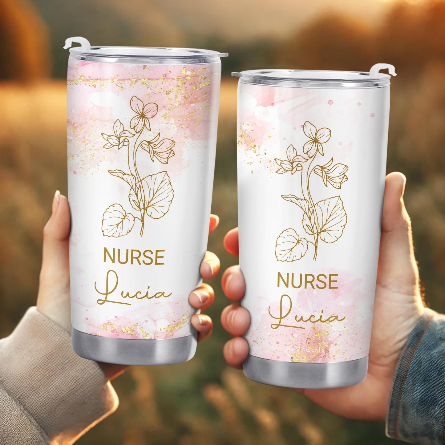 Nurse Appreciation Design With Beautiful Floral Accents