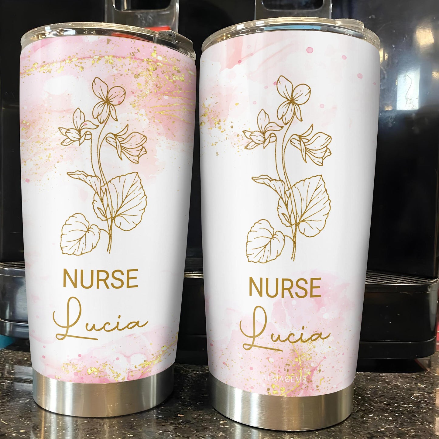 Nurse Appreciation Design With Beautiful Floral Accents