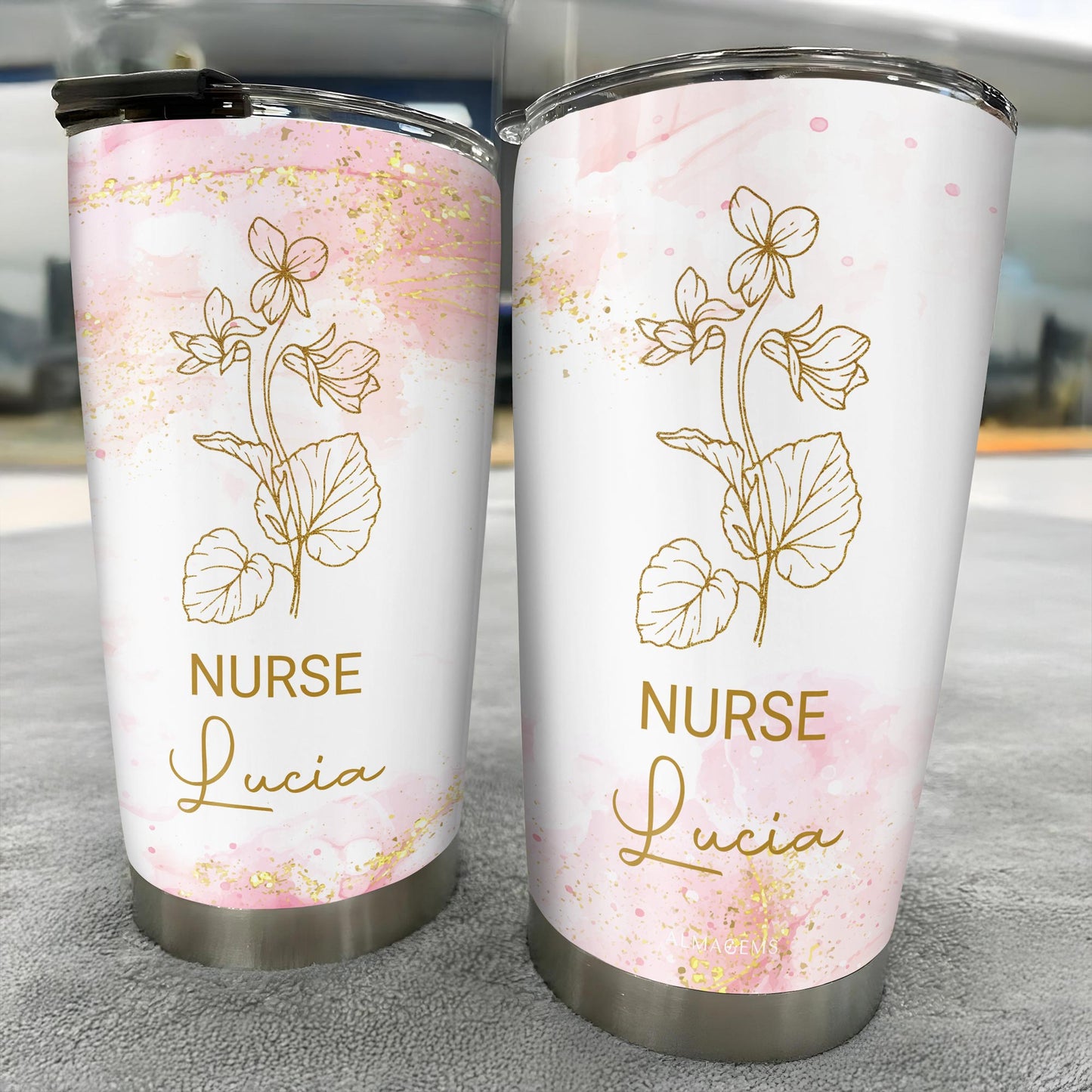 Nurse Appreciation Design With Beautiful Floral Accents
