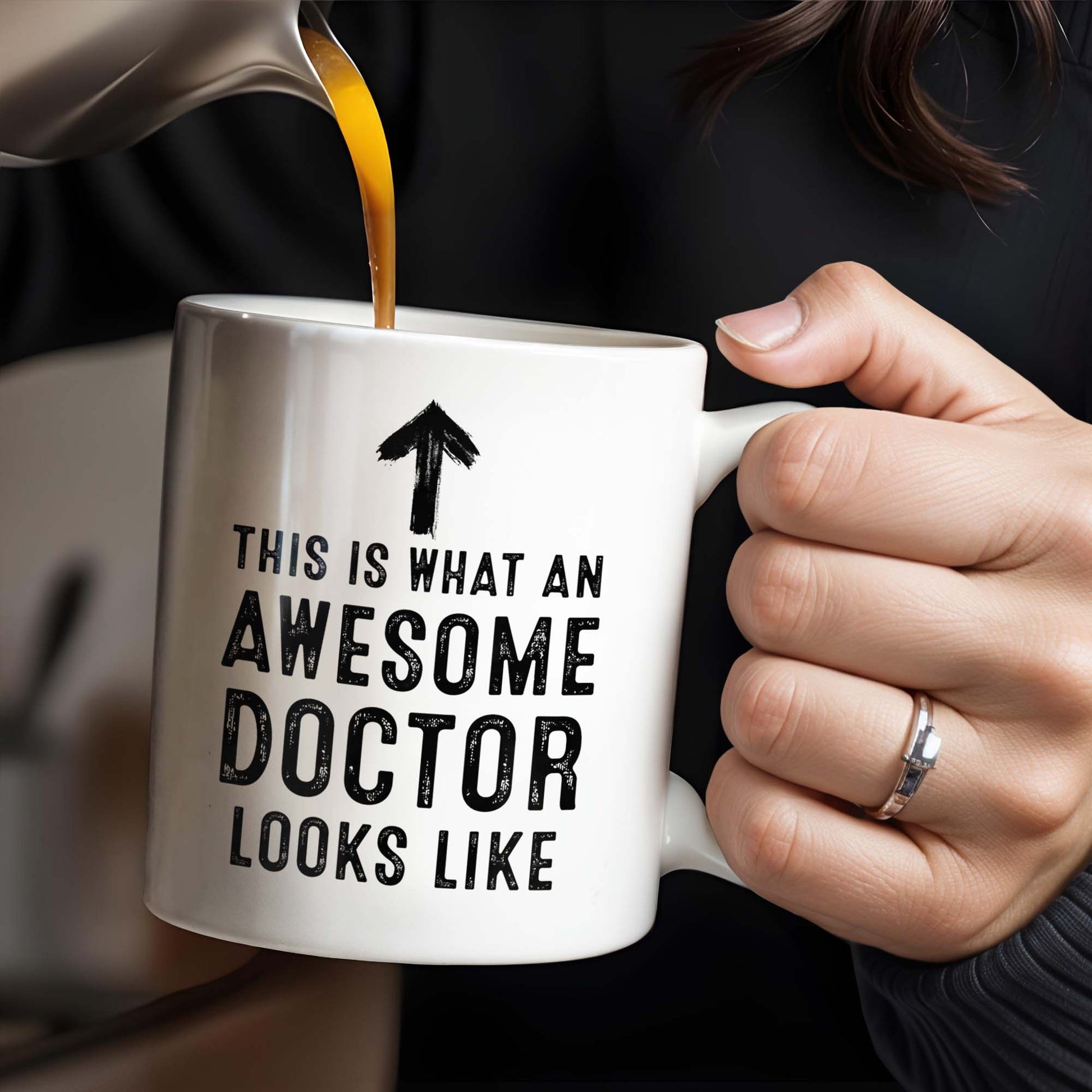 This Is What An Awesome Doctor Looks Like, Arrow and Text