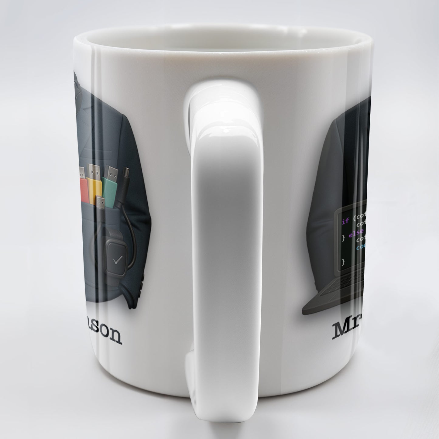 If Coffee.Empty Then Refill, Else Drink And Code, Laptop And Headphones