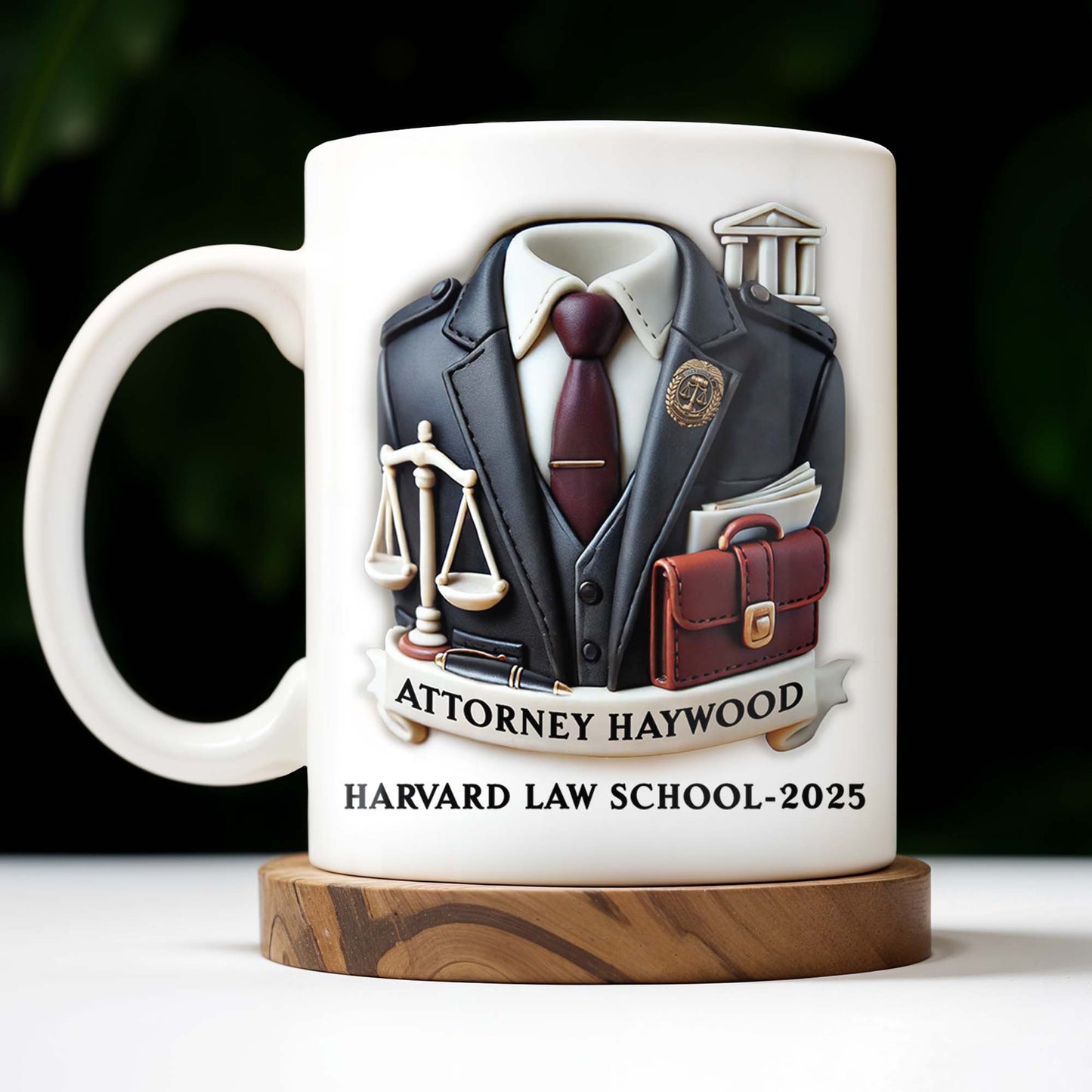 Let's Not Mistake Your Internet Search For The Actual Law Degree I Hold, Law Symbols and Briefcase