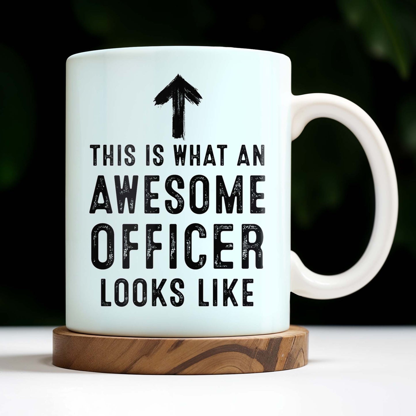 Voici à quoi ressemble un officier exceptionnel, Arrow - Tasse à café personnalisée - GRAD293_MG