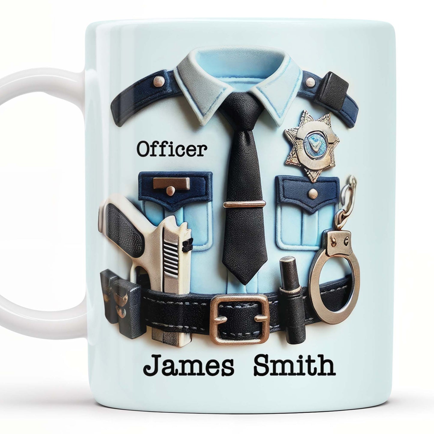 The World Needs More Officer Like You, Thank You - Personalized Custom Coffee Mug - GRAD294_MG