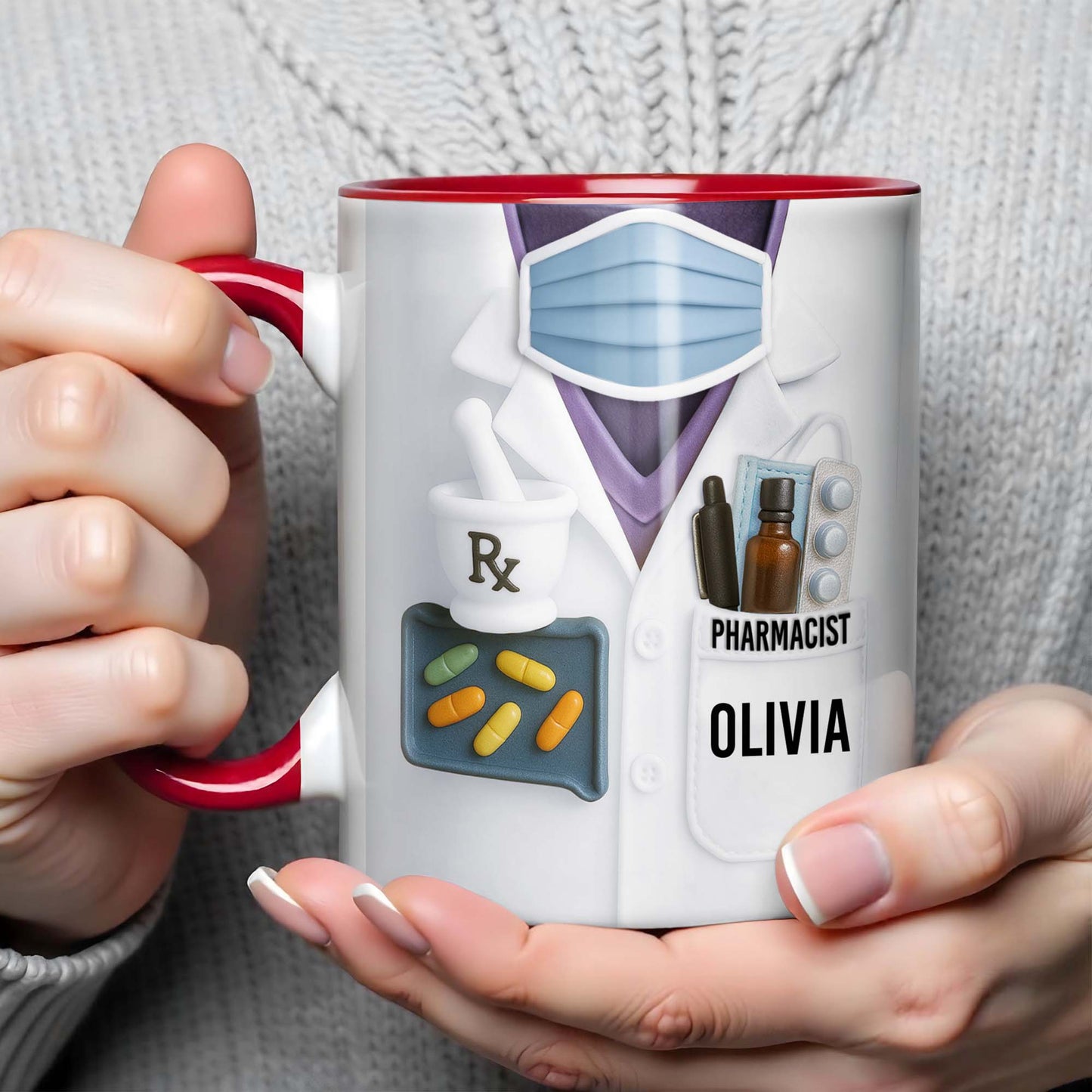 Perfect Mug For Dedicated Pharmacists, Pharmacist Uniform, Pills