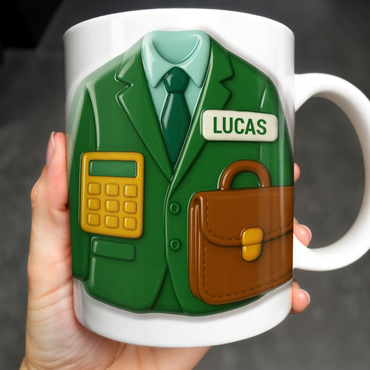 Elevate Your Coffee Experience With Suit and Calculator Design