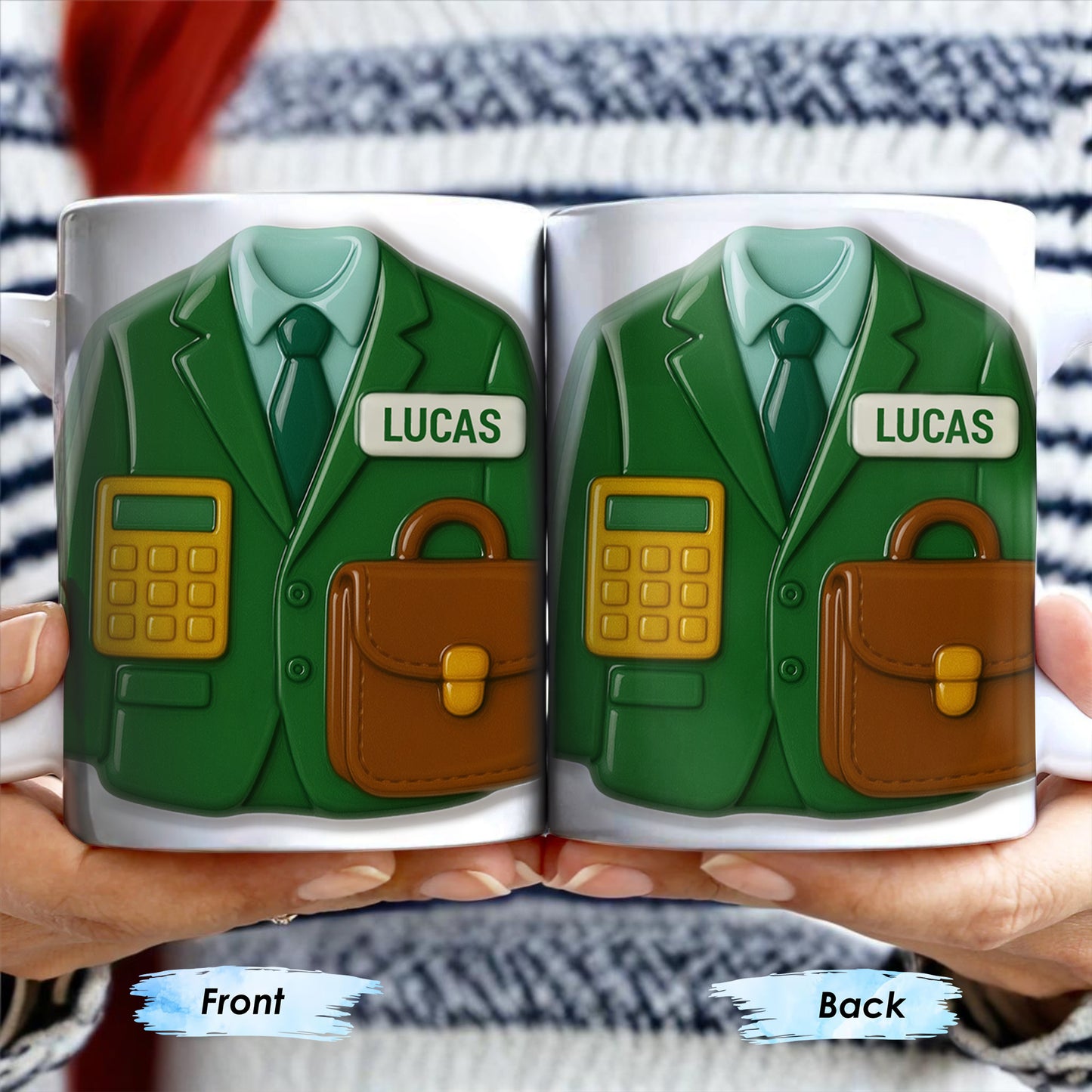 Elevate Your Coffee Experience With Suit and Calculator Design