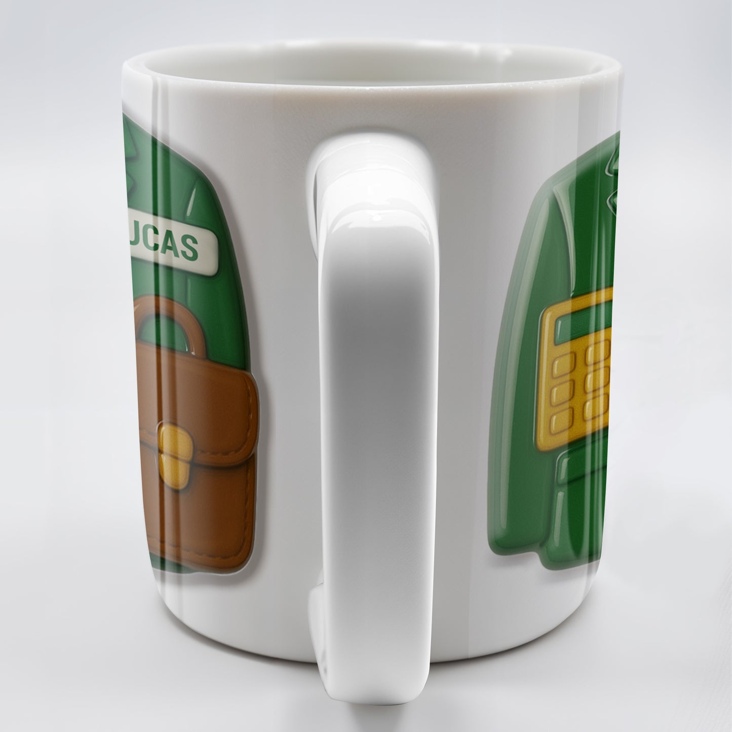 Elevate Your Coffee Experience With Suit and Calculator Design