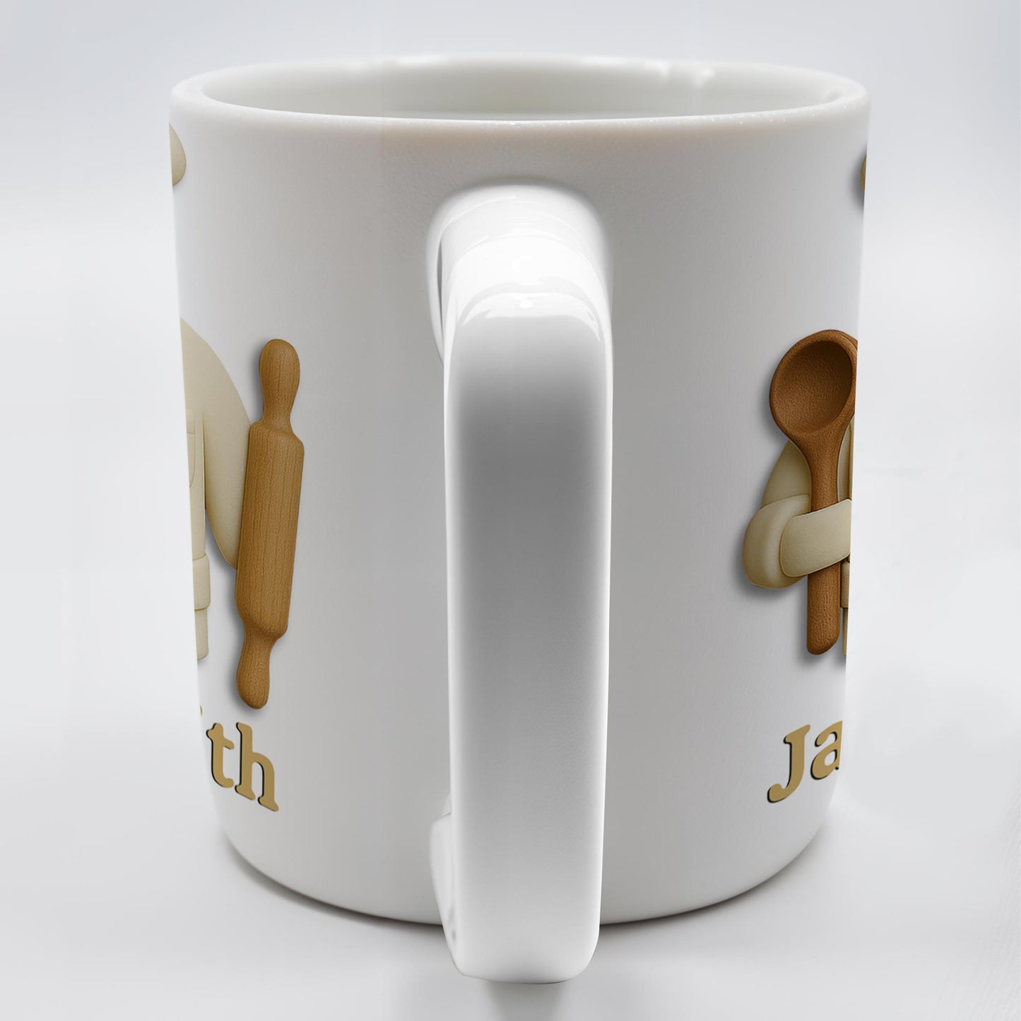 Create Your Personalized Chef Coffee Mug With Custom Name, Chef And Cooking Tools
