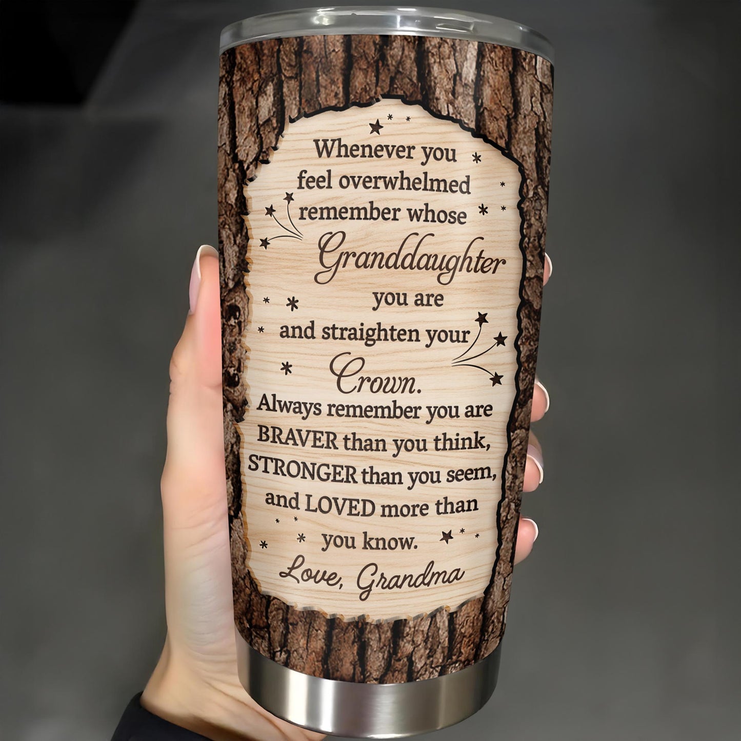 To My Granddaughter, Teddy Bear, Graduation Cap, Diploma