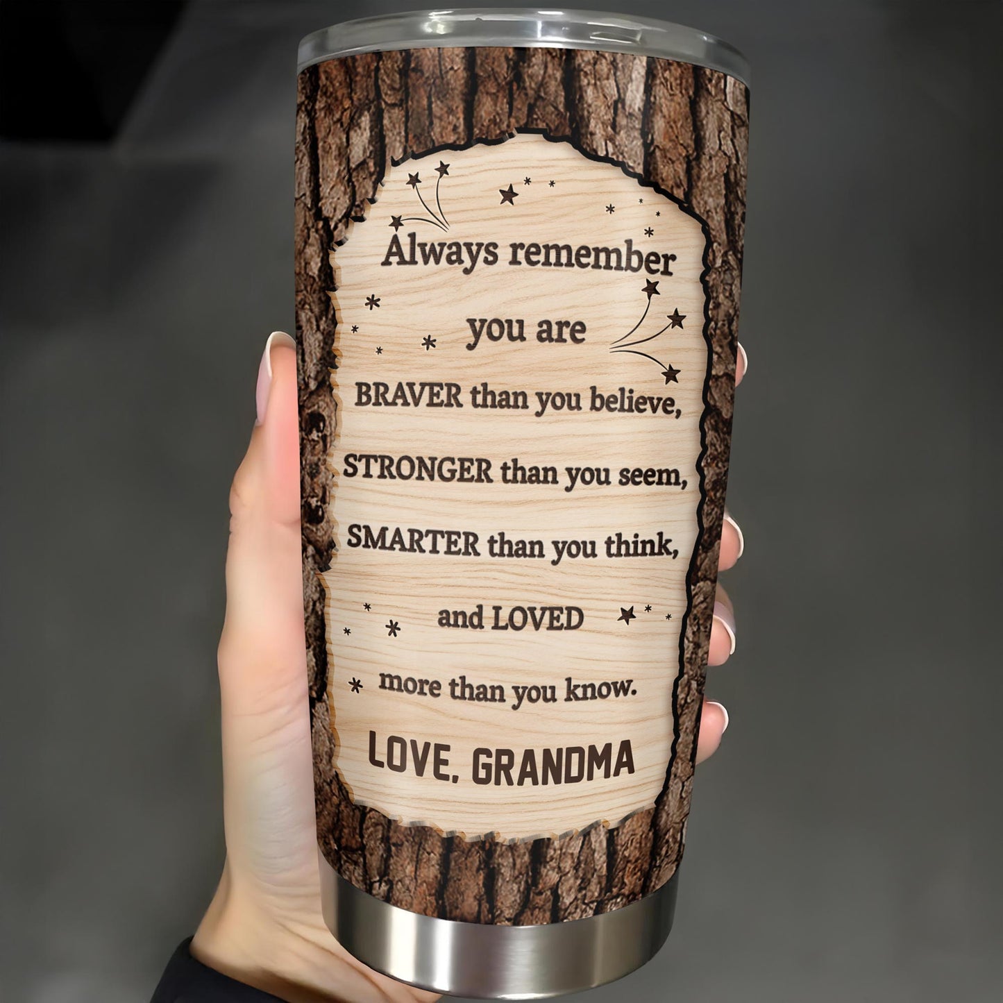 To My Grandson, Teddy Bear With Graduation Cap And Diploma