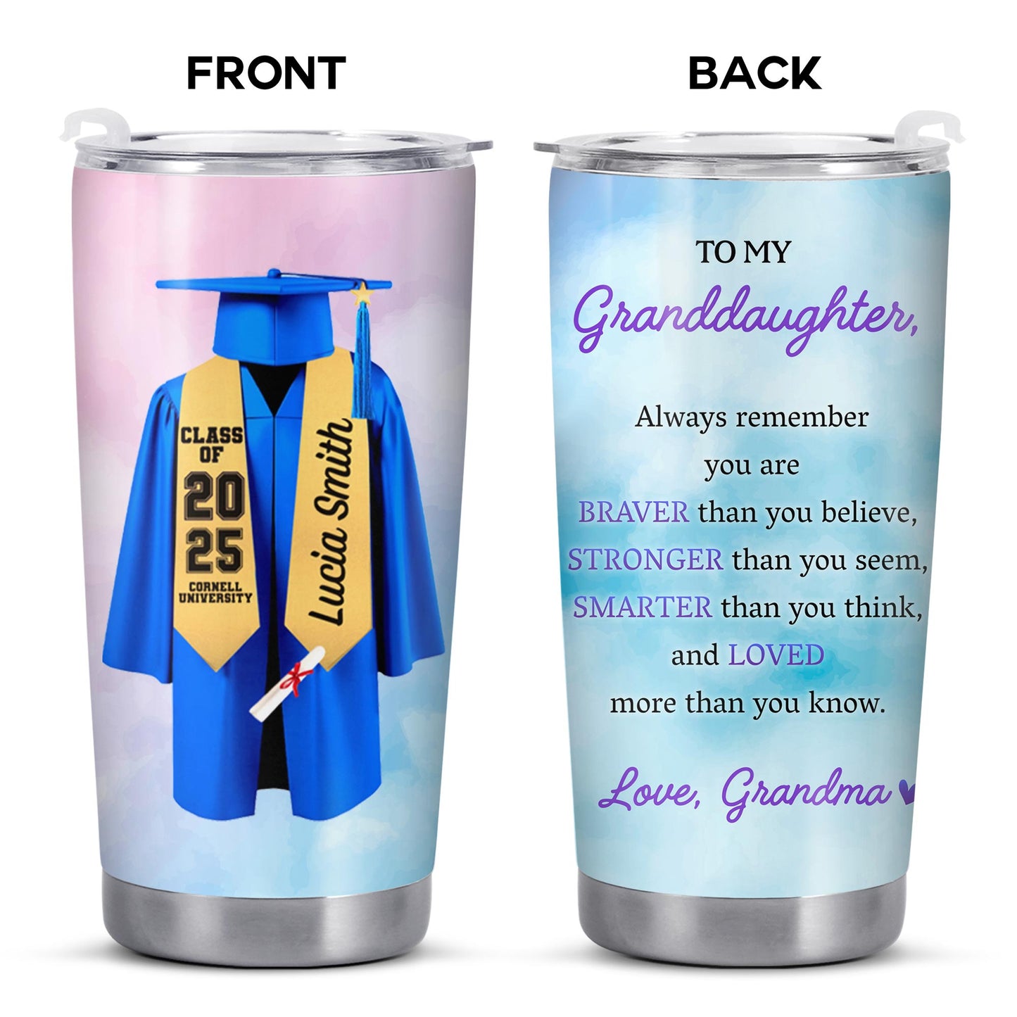 Celebrate Academic Achievements, Graduation Gown and Diploma
