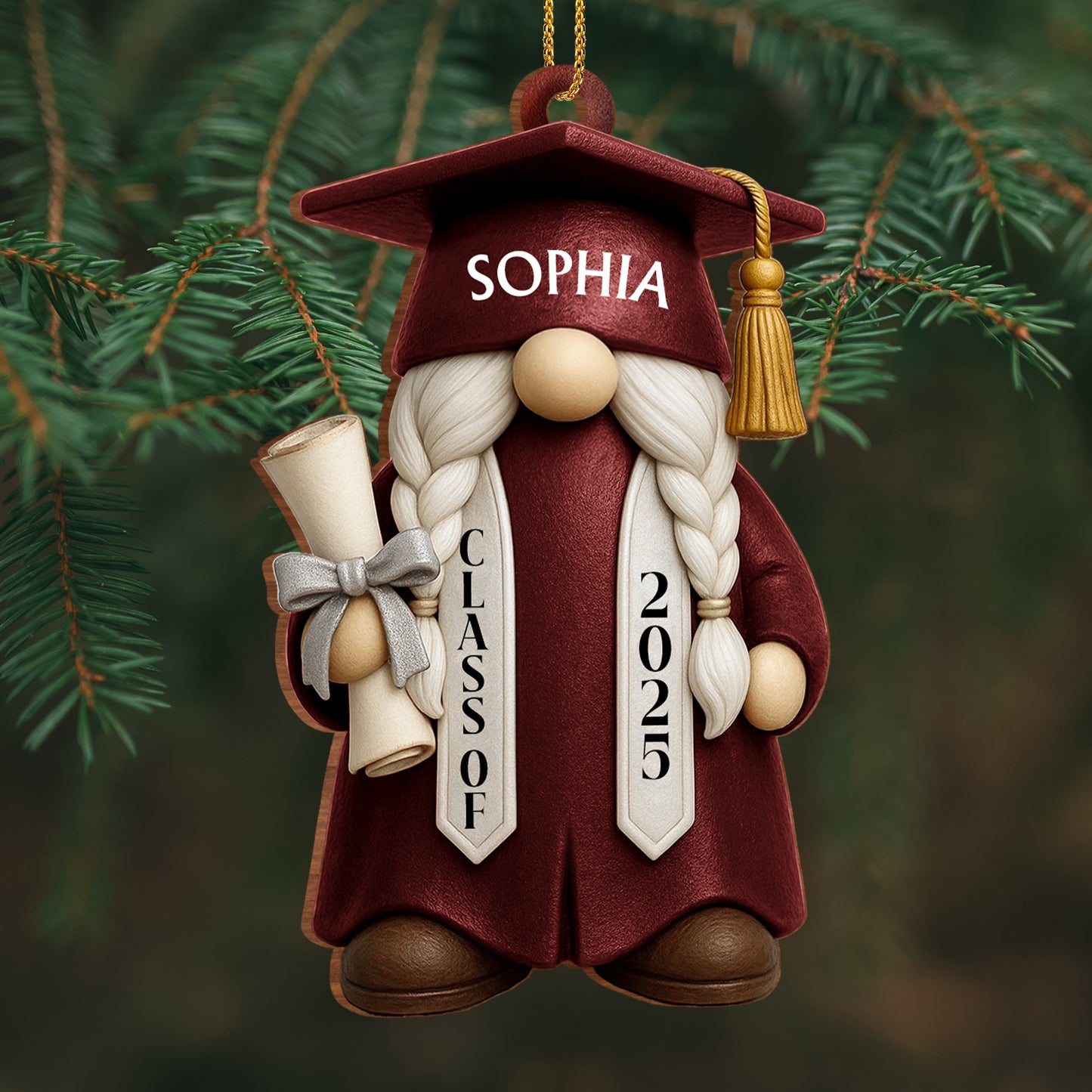 Celebrate Academic Achievements With Customizable Graduate Ornament