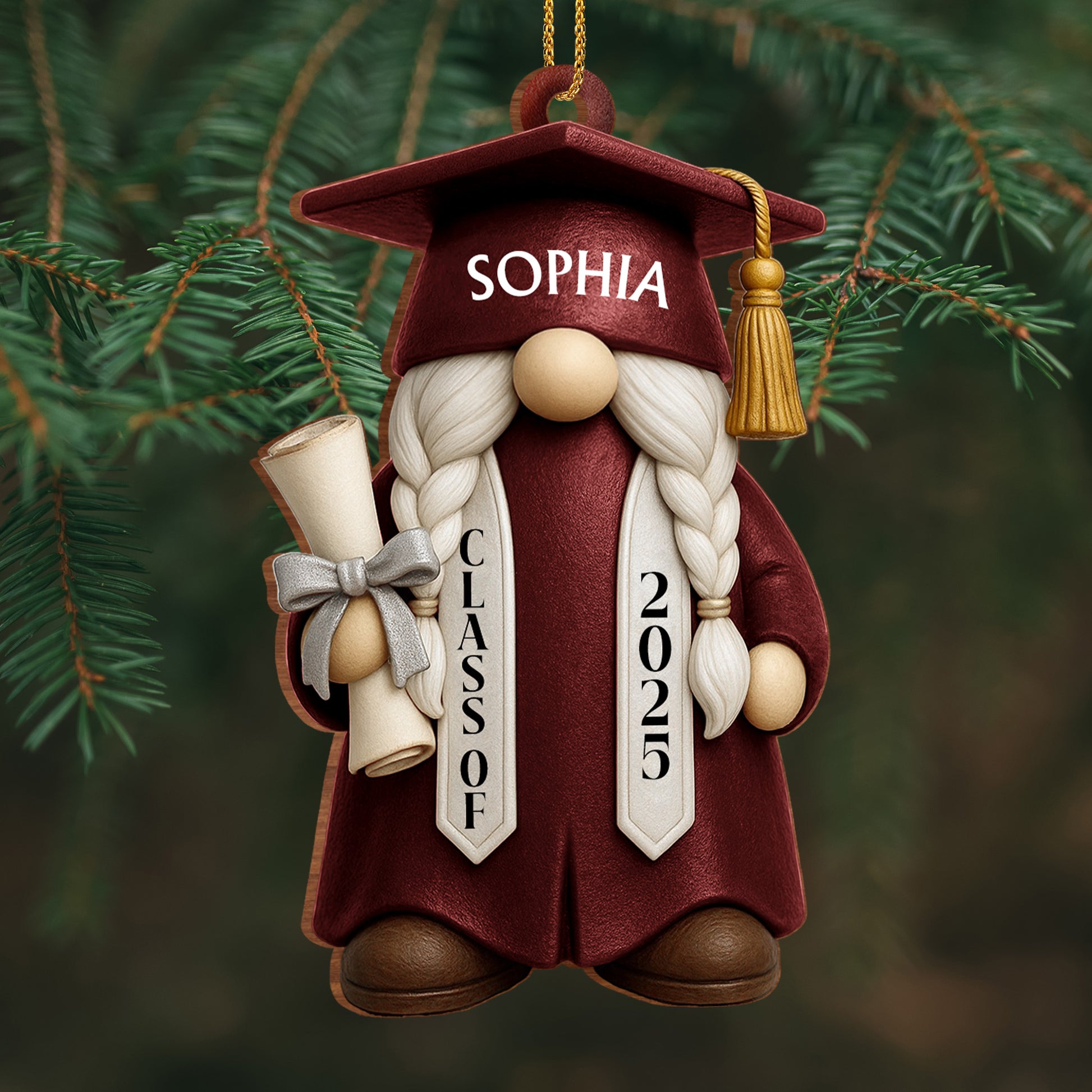 Celebrate Academic Achievements With Customizable Graduate Ornament