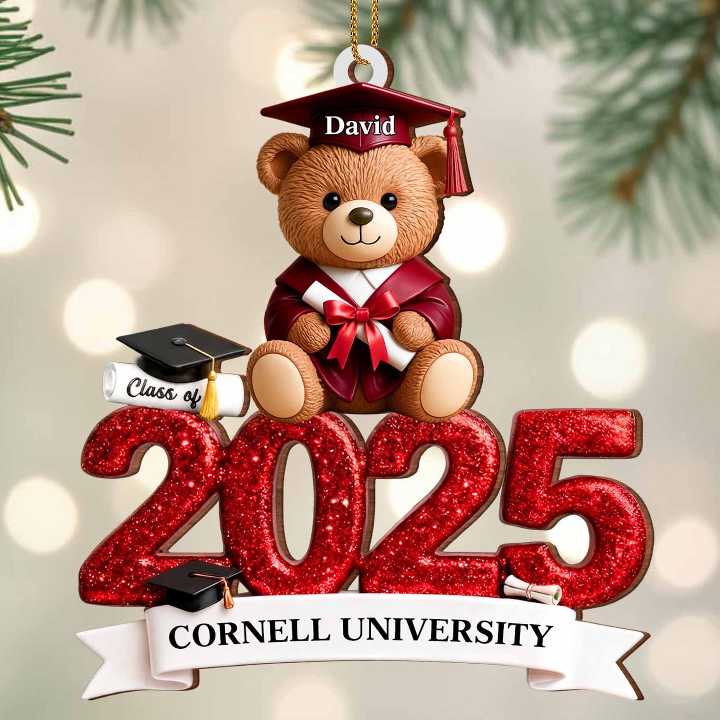 Celebrate Your Achievements With A Charming Graduation-Themed Ornament