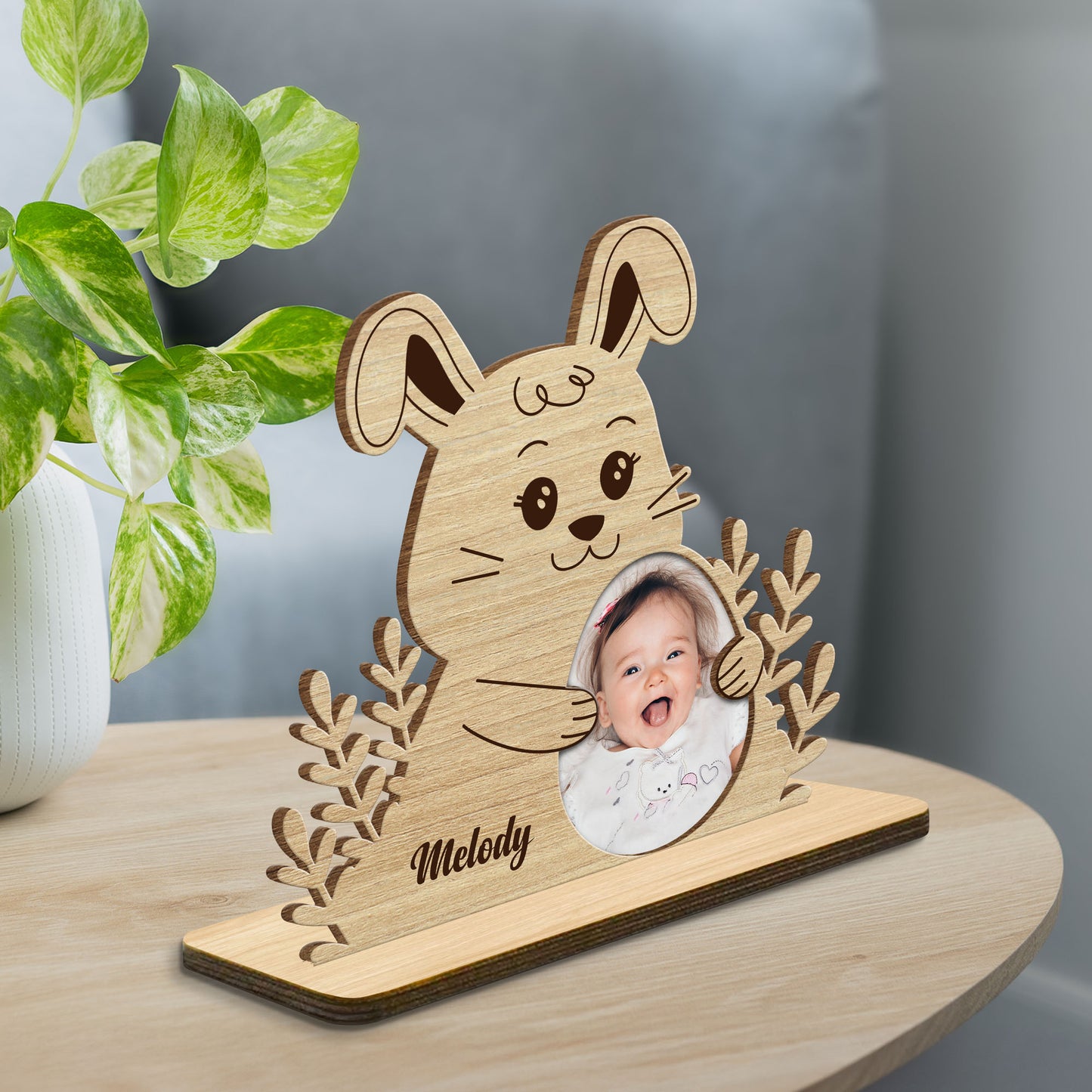 To Your Loved One's Name With All My Love, Rabbit Design