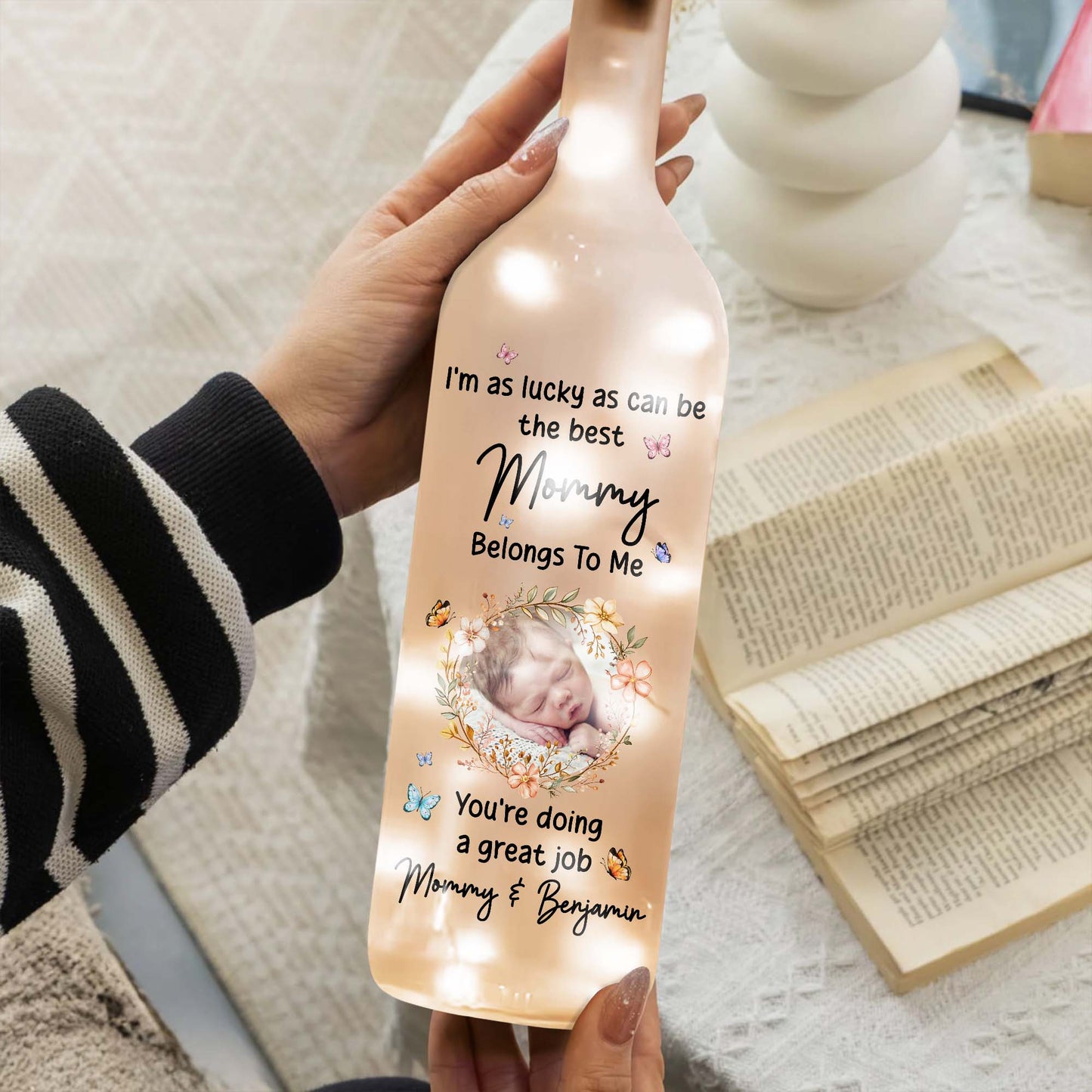 Best Mommy Belongs To Me With Flowers And Photo