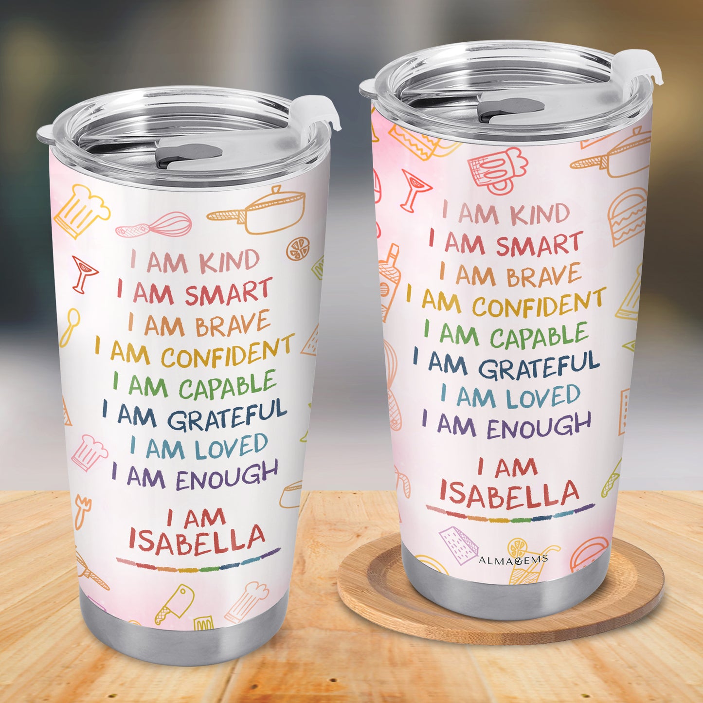 I Am Kind, I Am Smart, I Am Brave, Various Kitchen Utensils